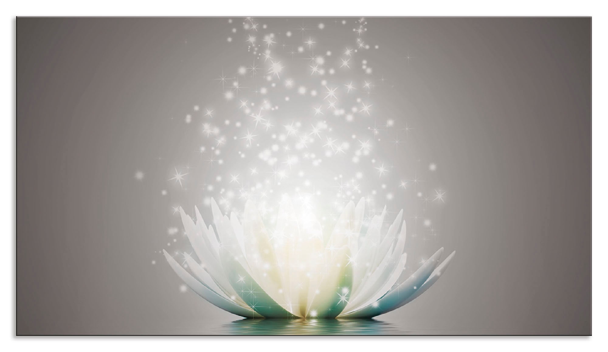 Artland Küchenrückwand "Magie der Lotus-Blume", (1 tlg.), Alu Spritzschutz günstig online kaufen