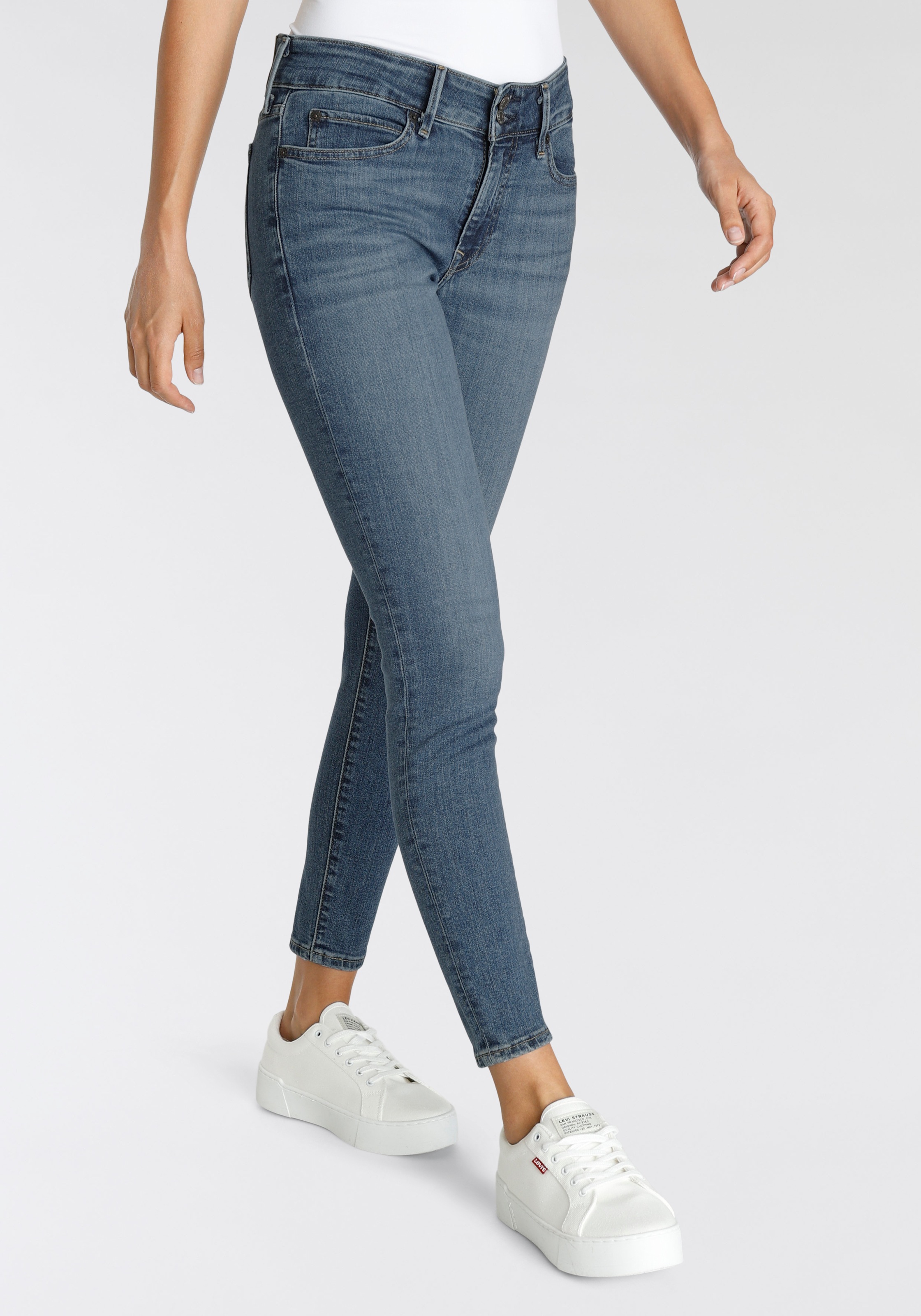 Levis Röhrenjeans "711 DOUBLE BUTTON" günstig online kaufen