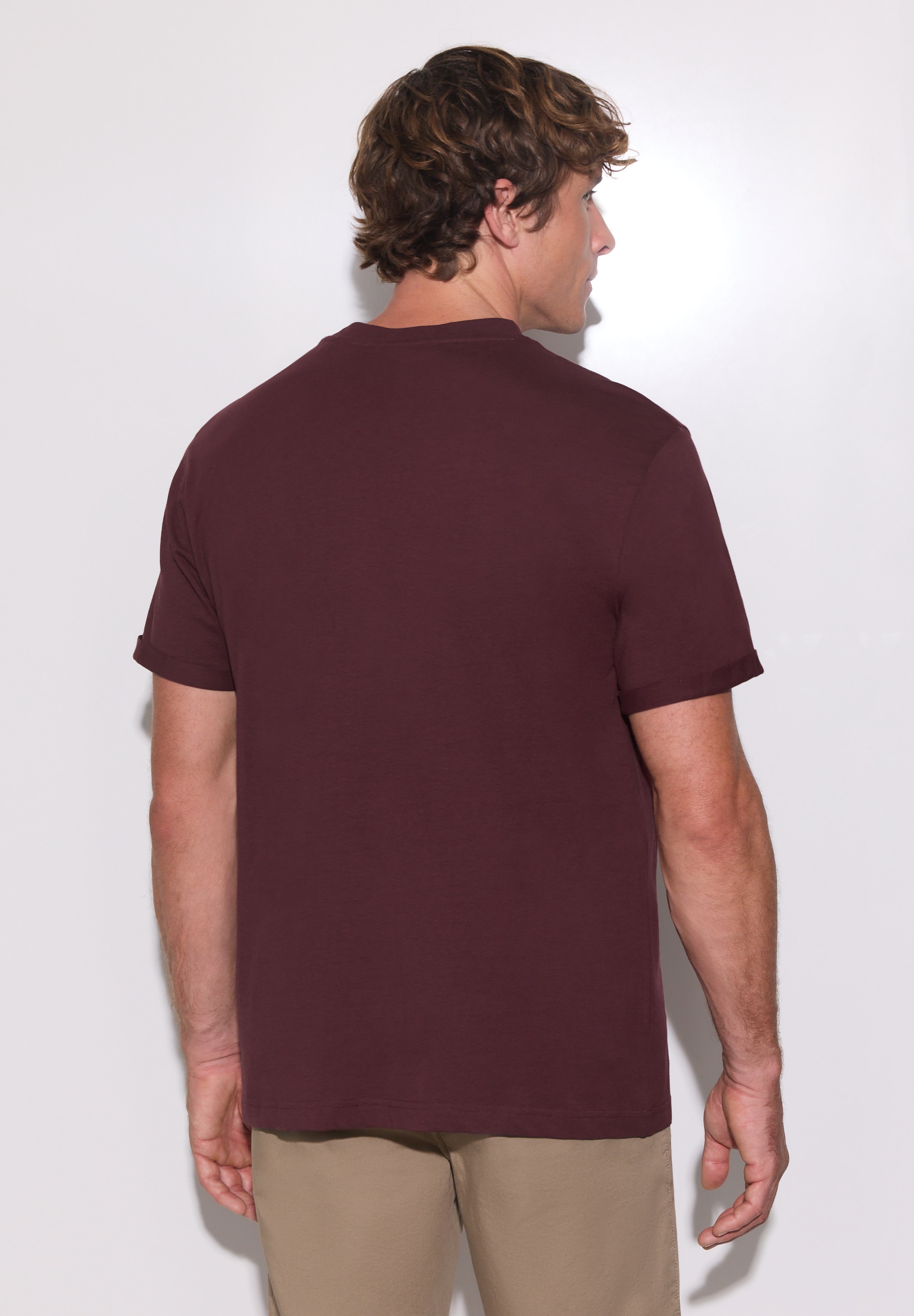 STREET ONE MEN T-Shirt aus reiner Baumwolle
