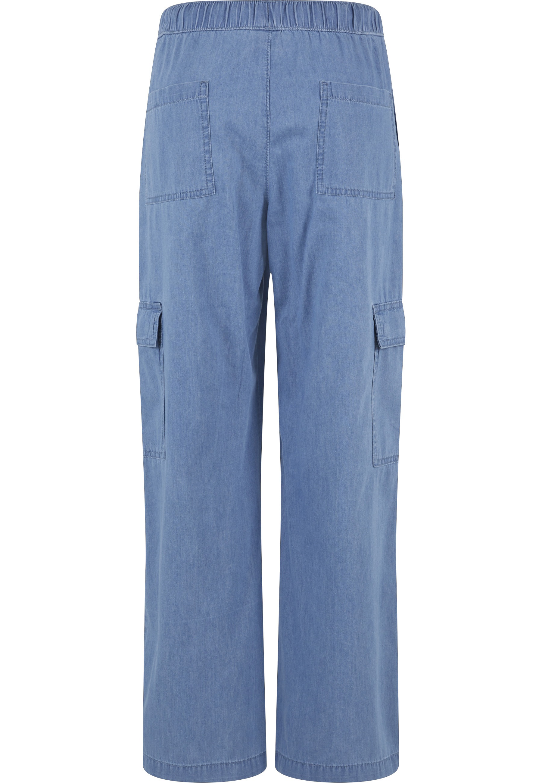 URBAN CLASSICS Cargohose "Urban Classics Damen Ladies Light Denim Cargo Pan günstig online kaufen