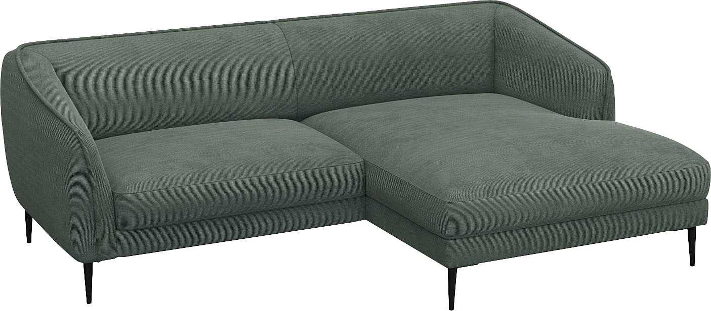 FLEXLUX Ecksofa "Belle Designsofa, bequem durch Kaltschaum im Sitz, OTTOs C günstig online kaufen