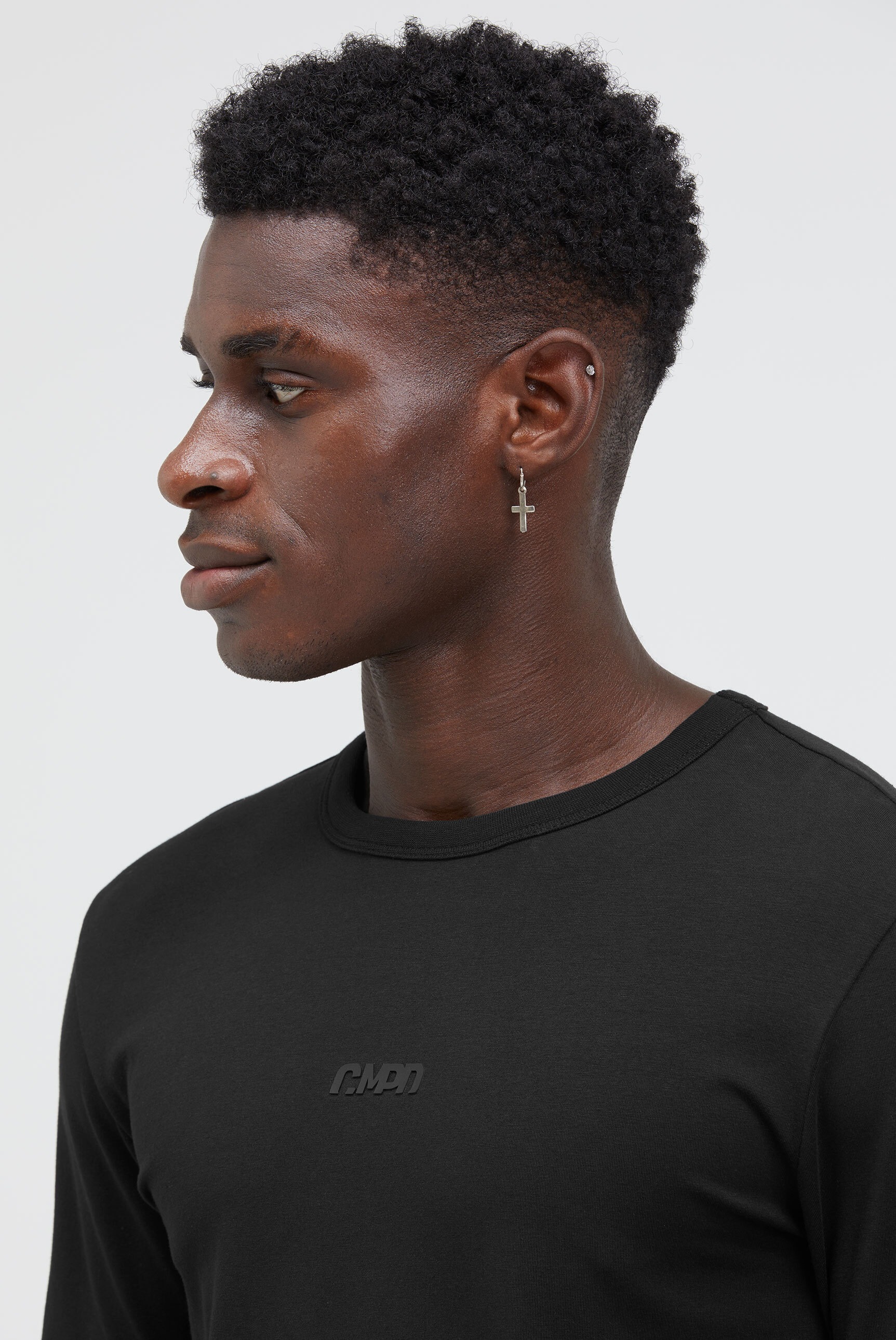 CMPD Rundhalsshirt mit Baumwolle