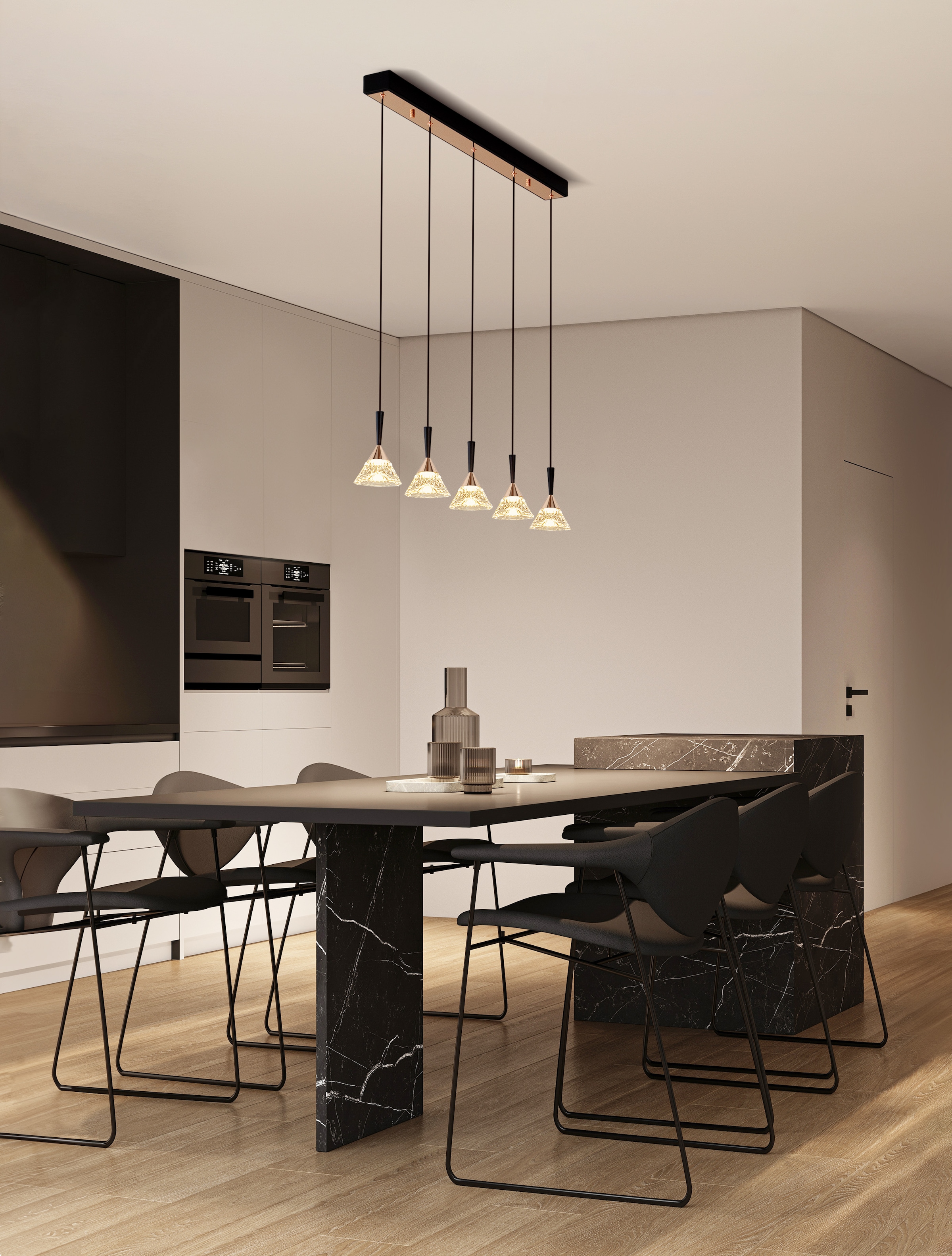 Nova Luce Pendelleuchte »PALUZ« LED-Modul 1 Stk. Warmweiß