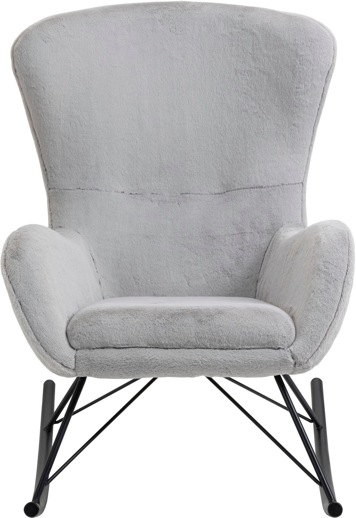 SalesFever Schaukelstuhl "Komfortabel entspannen" () in Lammfelloptik günstig online kaufen