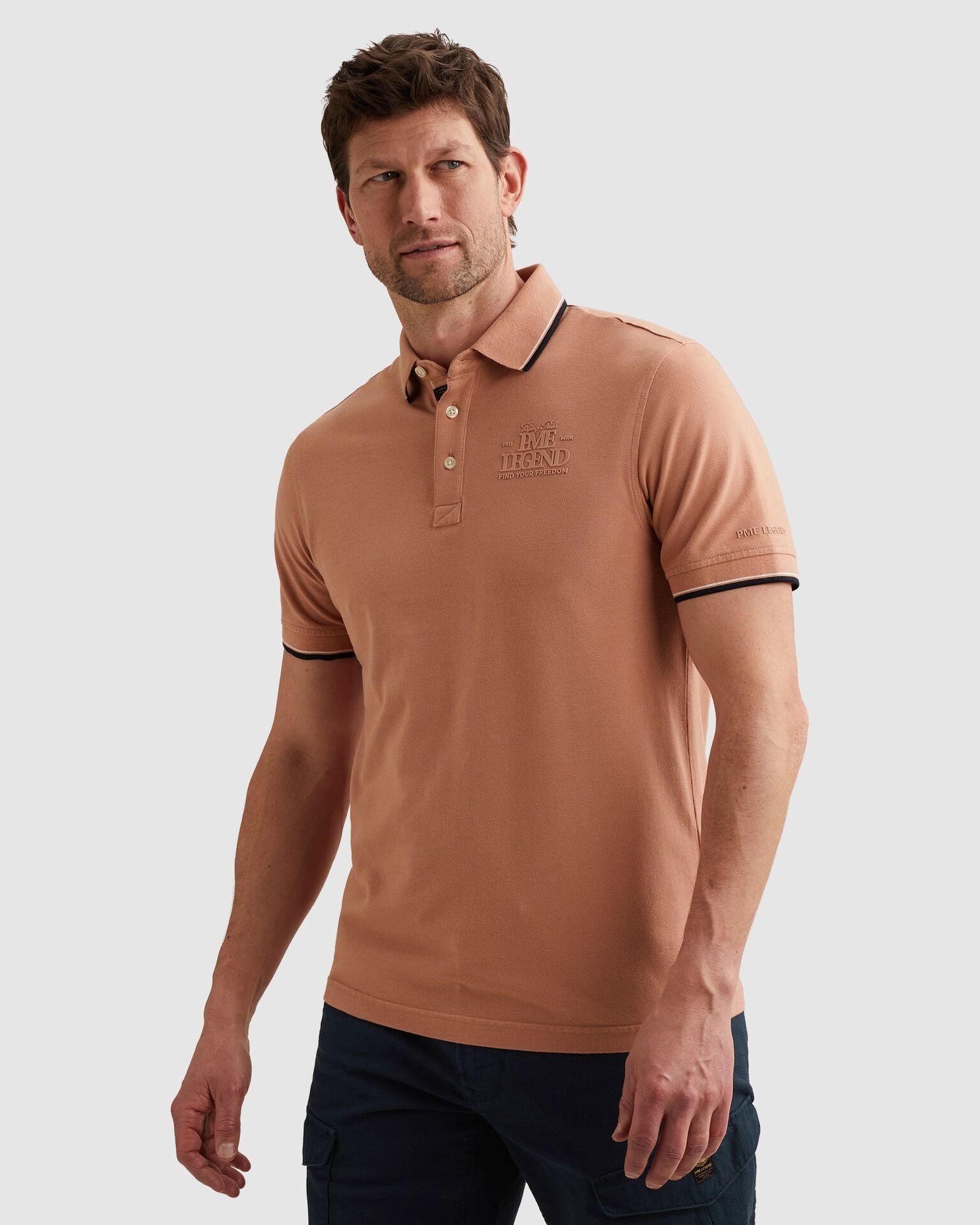 PME LEGEND Poloshirt "Short sleeve polo stretch pique" Regular fit, Kurzarm, casual Stil