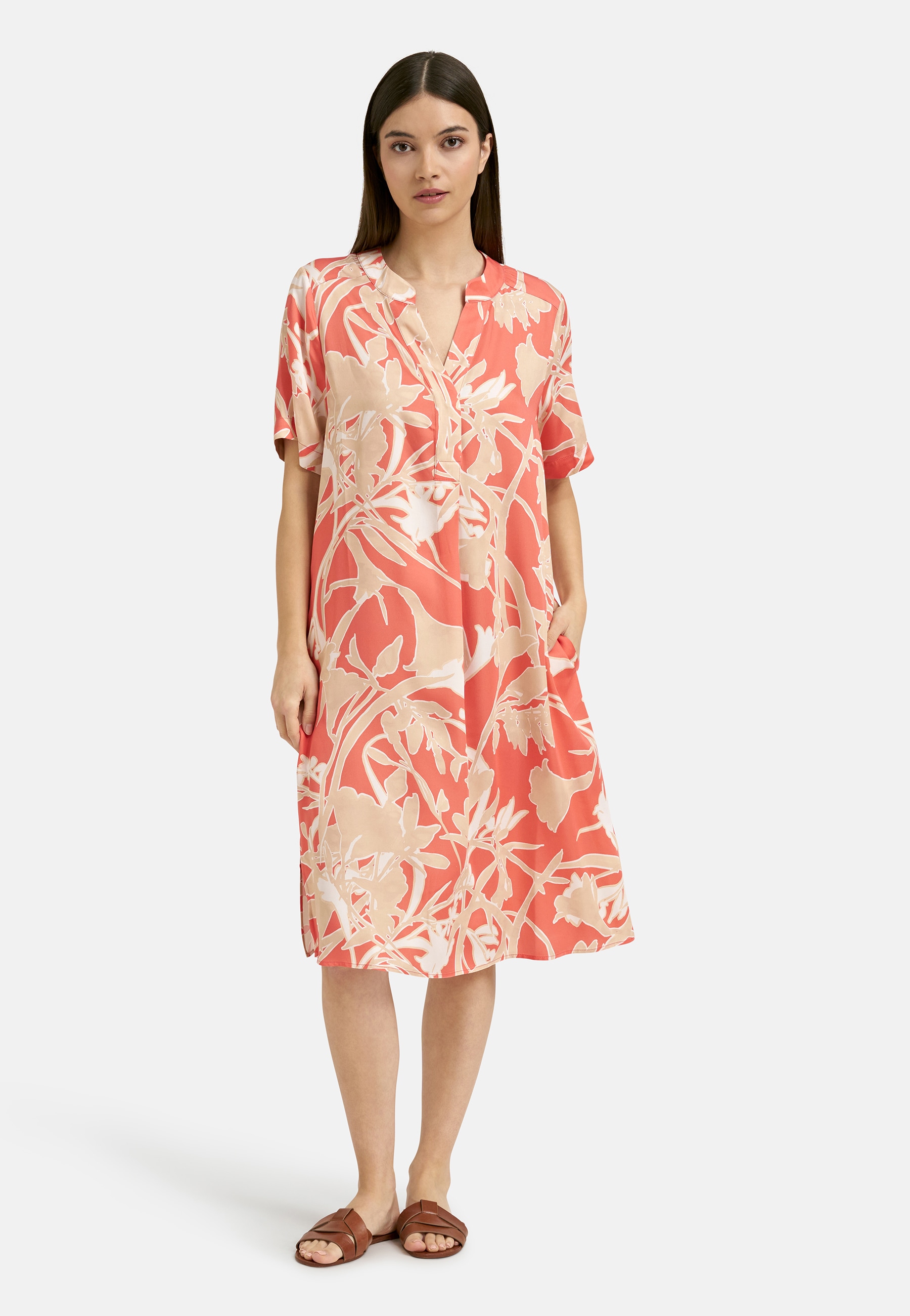 Milano Italy Sommerkleid Eingrifftaschen mit Taschen