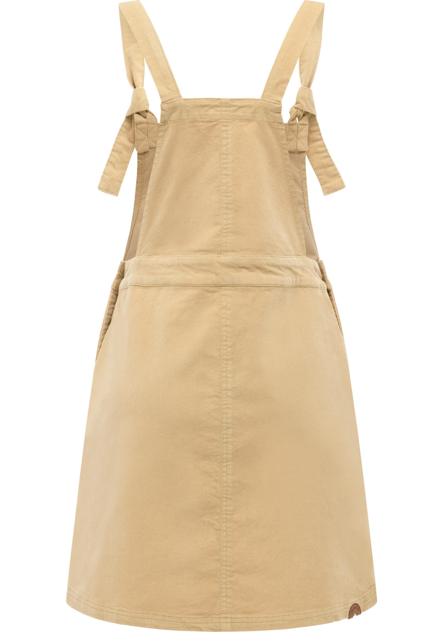 Ragwear Cordkleid »Zekke Cordy« Brusttasche | Eingrifftaschen Damen Latzkleid aus Babycord-Material