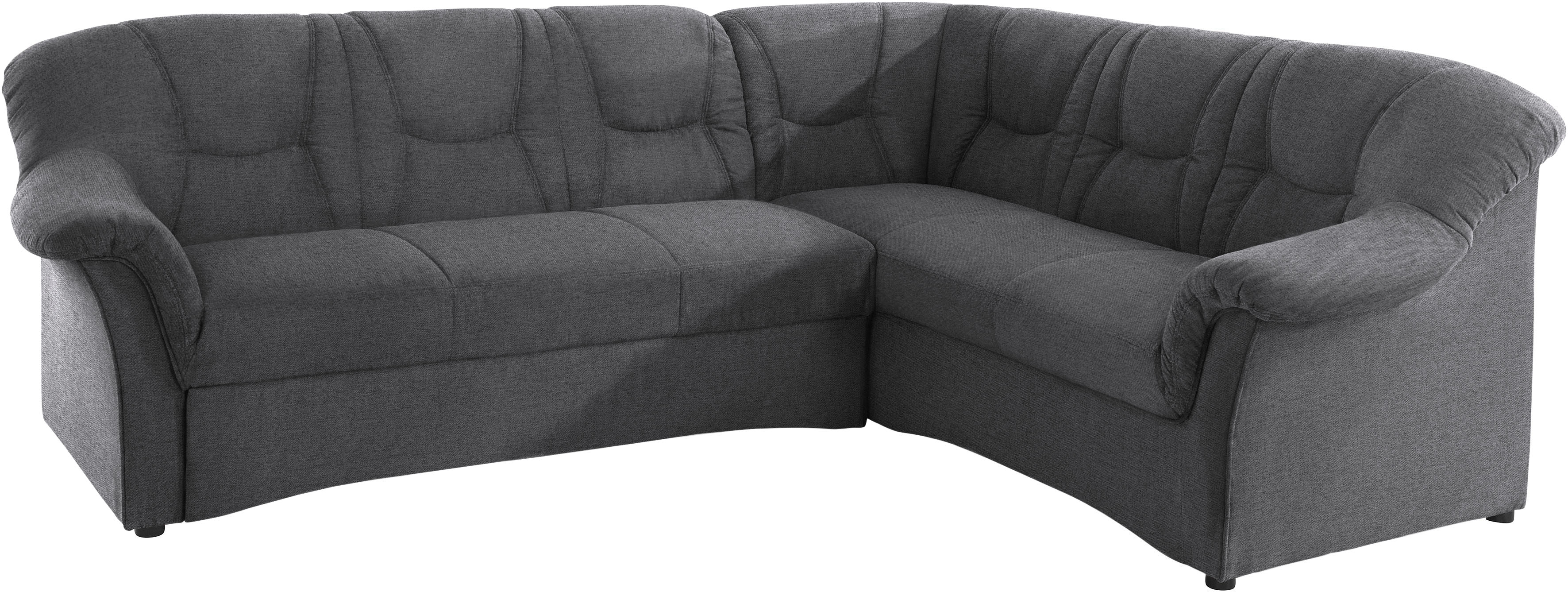 Thumbnail - DOMO collection Ecksofa "Sarafina zeitlos und komfortabel, optional mit Federkern, L-Form", wahlweise mit Bettfunktion