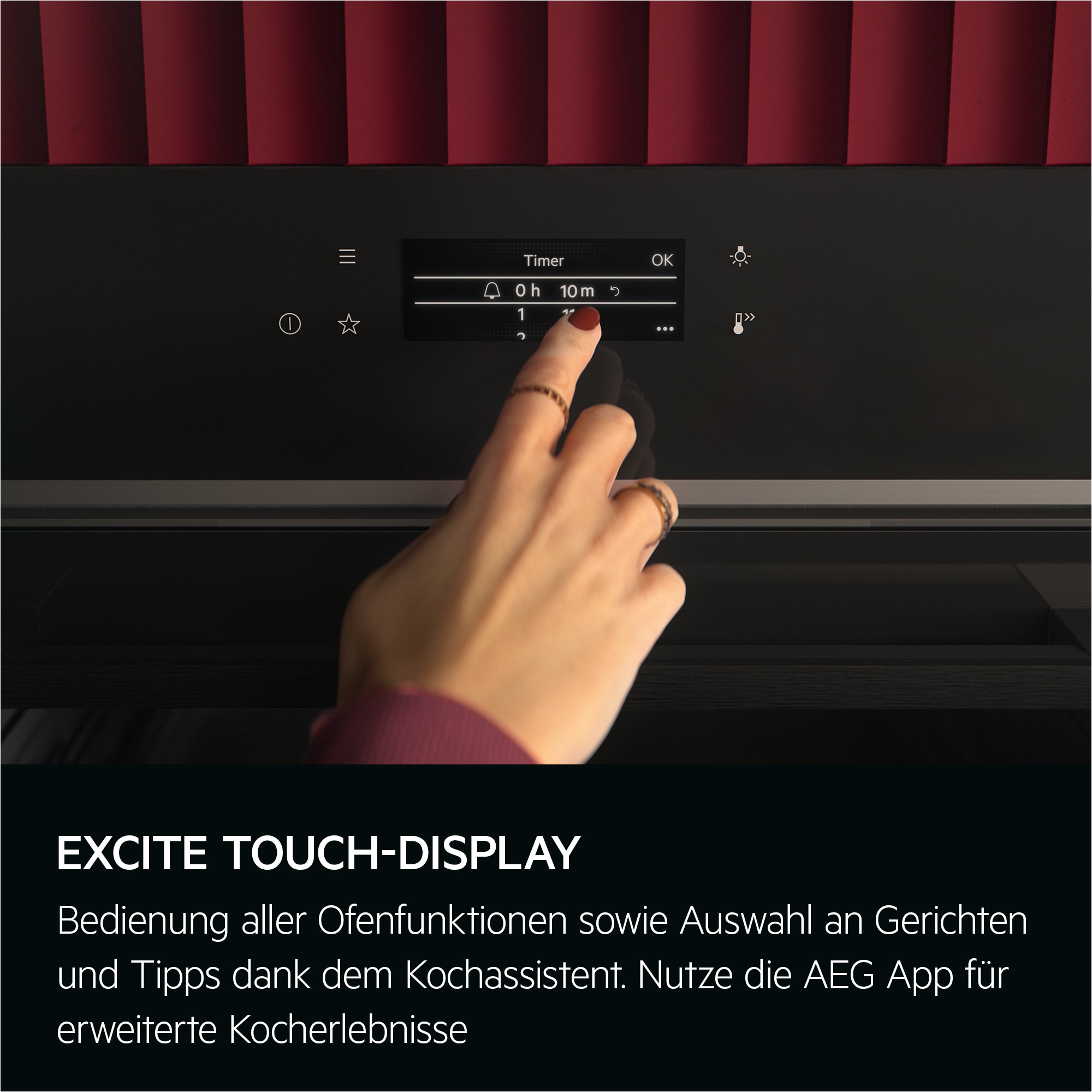 AEG Einbaubackofen 7000 »TE7PB62WAB 944035049«, Pyrolyse-Selbstreinigung, glatte Innenwände aus Longclean-Emaille