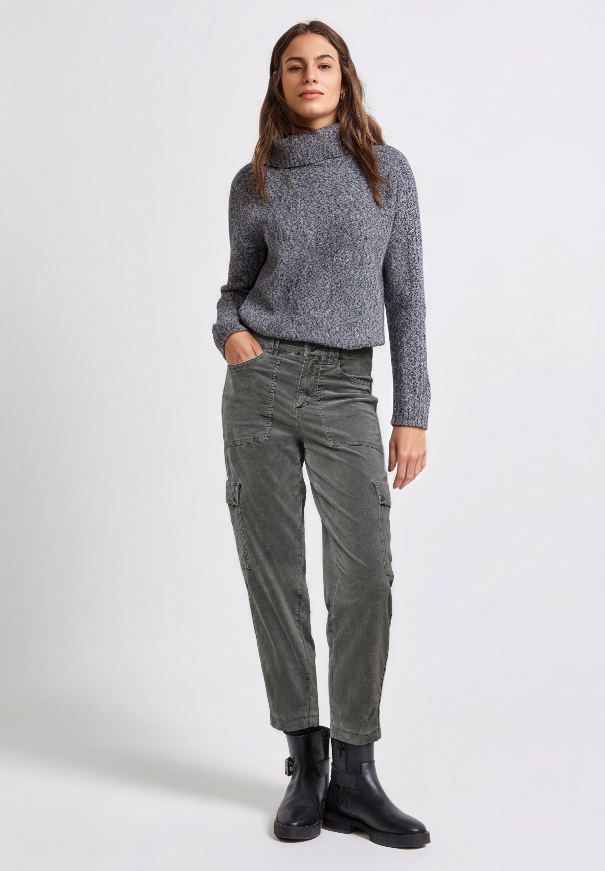 STREET ONE STUDIO Cargohose  im Cargo-Style