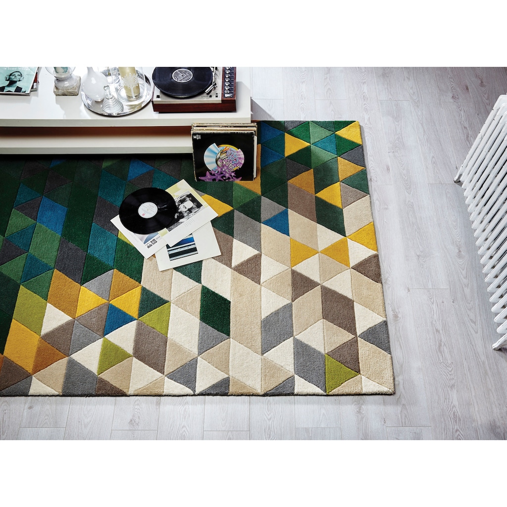 FLAIR RUGS Wollteppich »Prism«, rechteckig