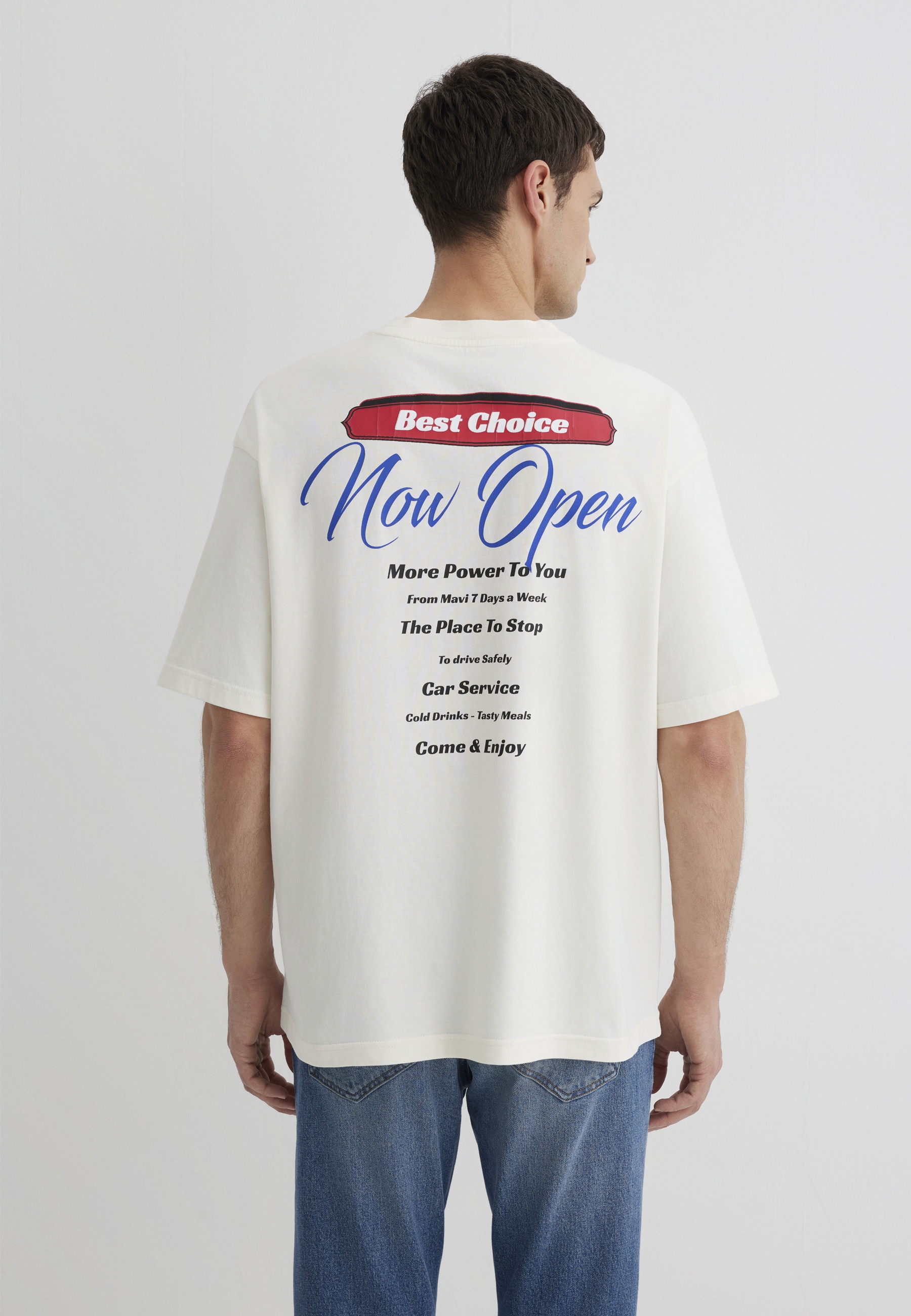 Mavi T-Shirt »BEST CHOICE TEE«, Backprint Tee