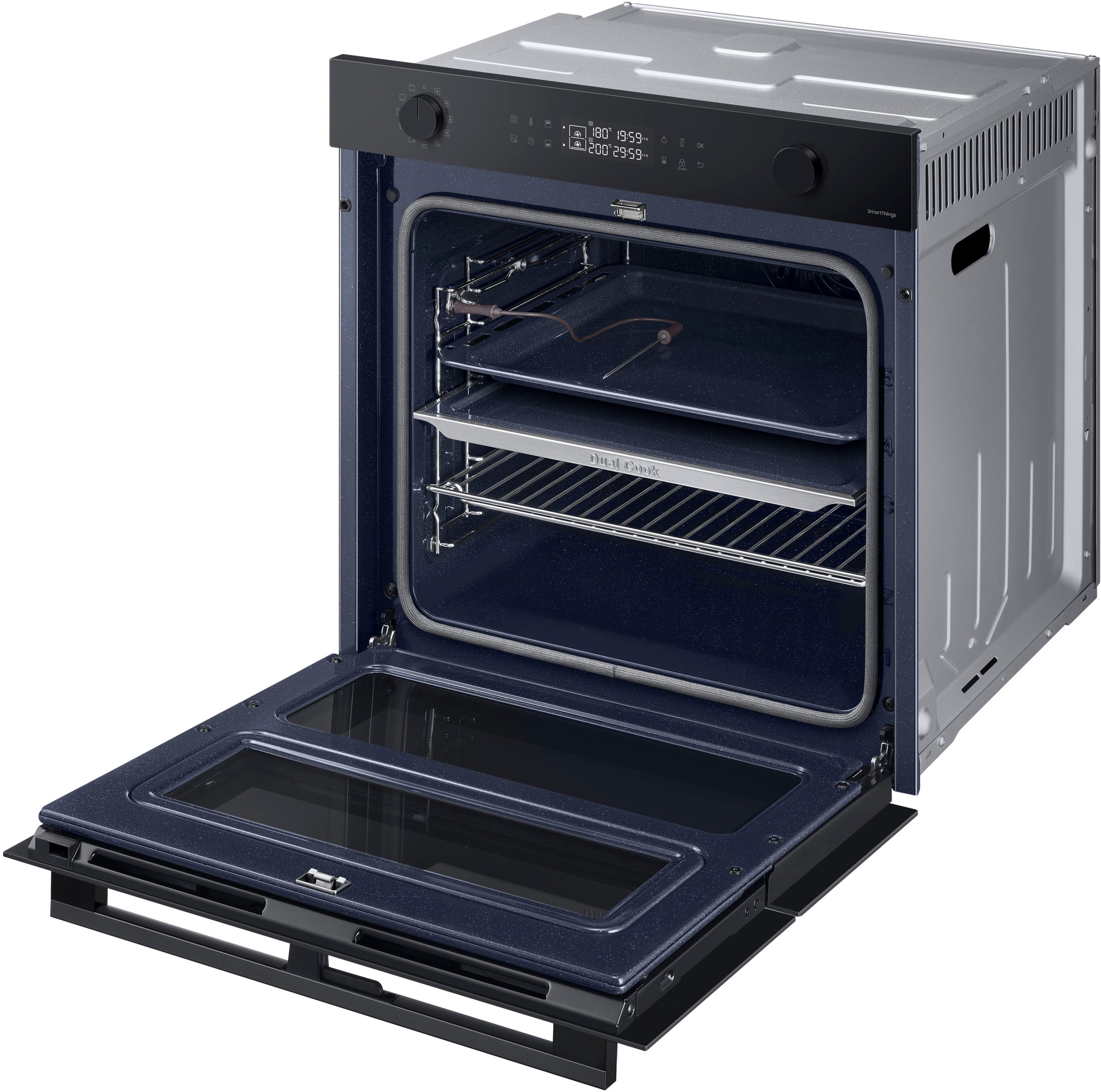 Samsung Einbaubackofen Serie 4 »NV7B45502AK/U1«, Pyrolyse-Selbstreinigung, Dual Cook Flex