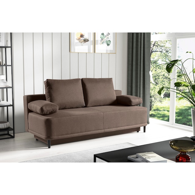 WERK2 Schlafsofa »Street«, 2-Sitzer Sofa und Schlafcouch mit Federkern &  Bettkasten kaufen | BAUR
