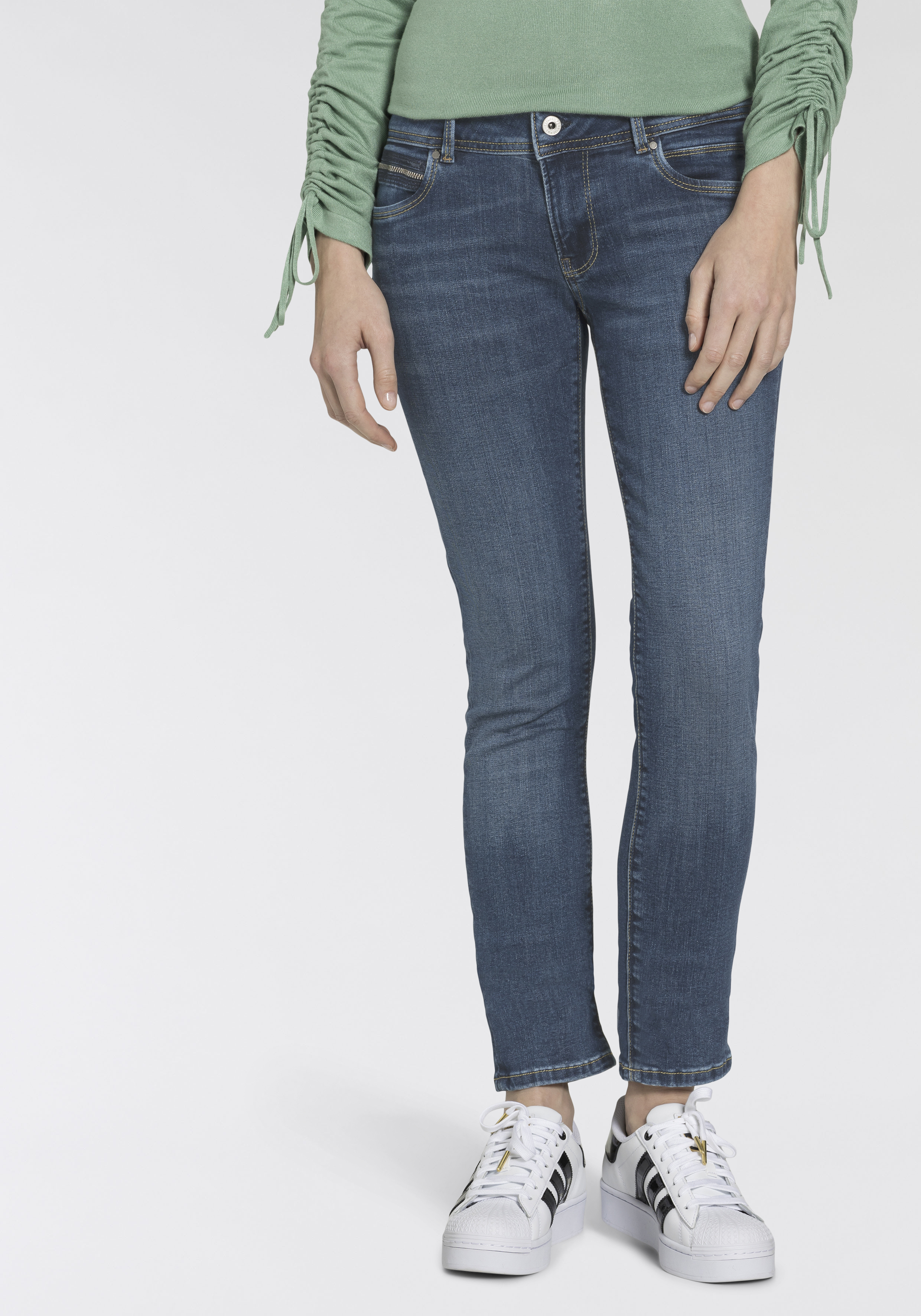 Slim-fit-Jeans »NEW BROOKE«, mit 1-Knopf Bund und Reißverschlusstasche