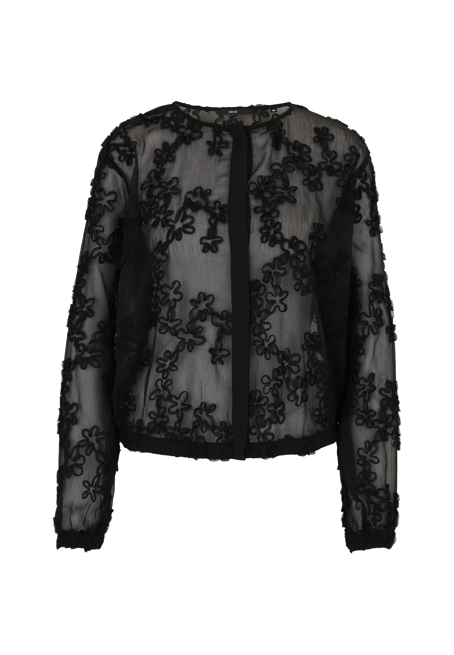 Zero Chiffonbluse »Damen mit Blumenmuster«