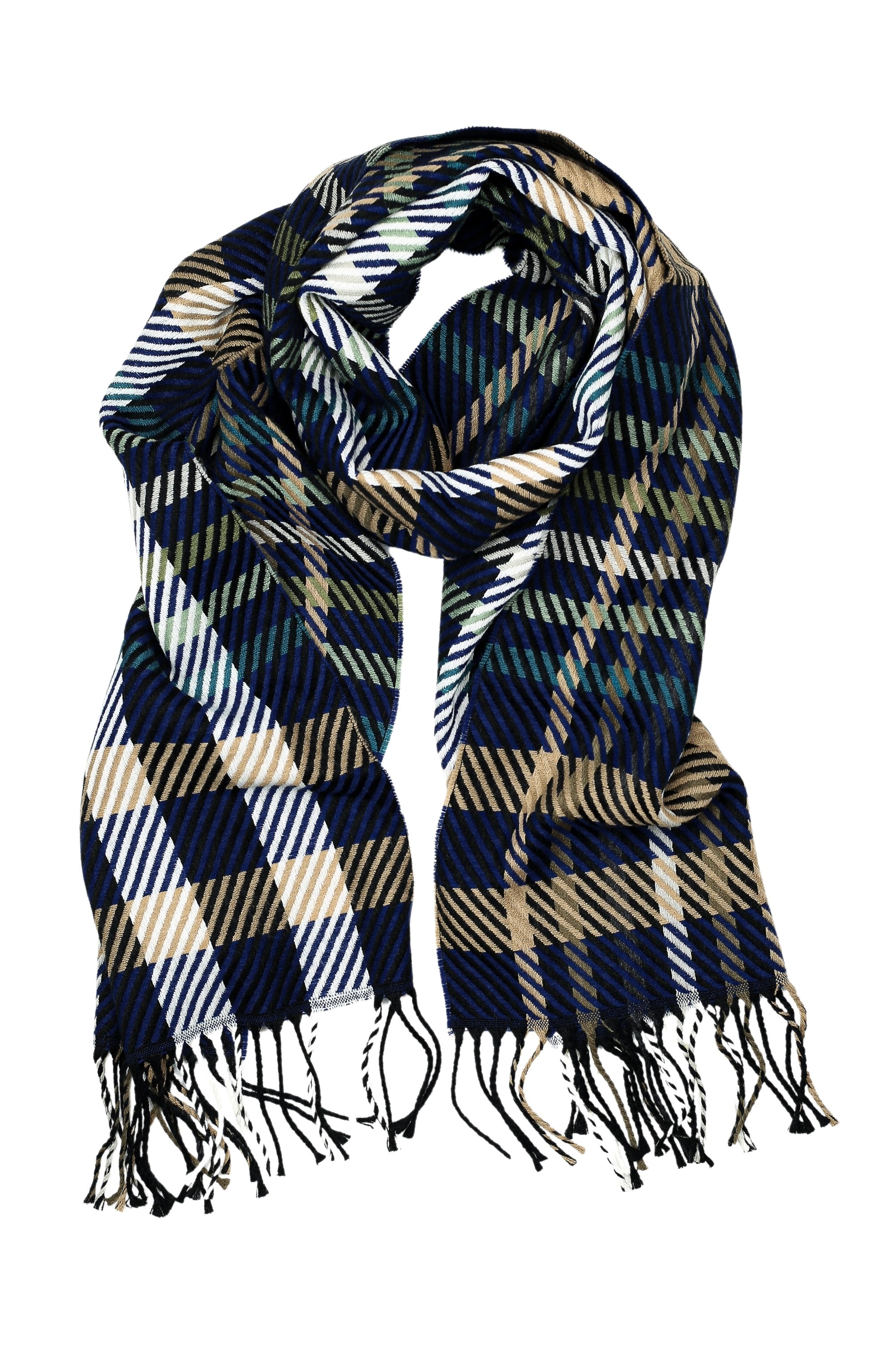 COLLEZIONE ALESSANDRO Wollschal "Strisce", 1 Stk. luxuriöse Wärme, Made in günstig online kaufen