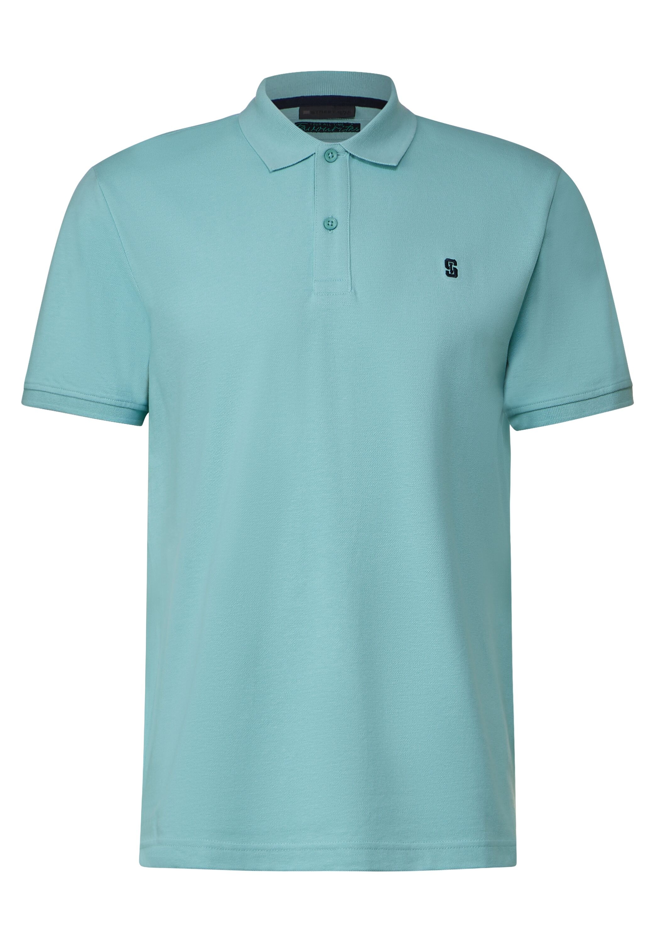STREET ONE MEN Poloshirt, in Unifarbe