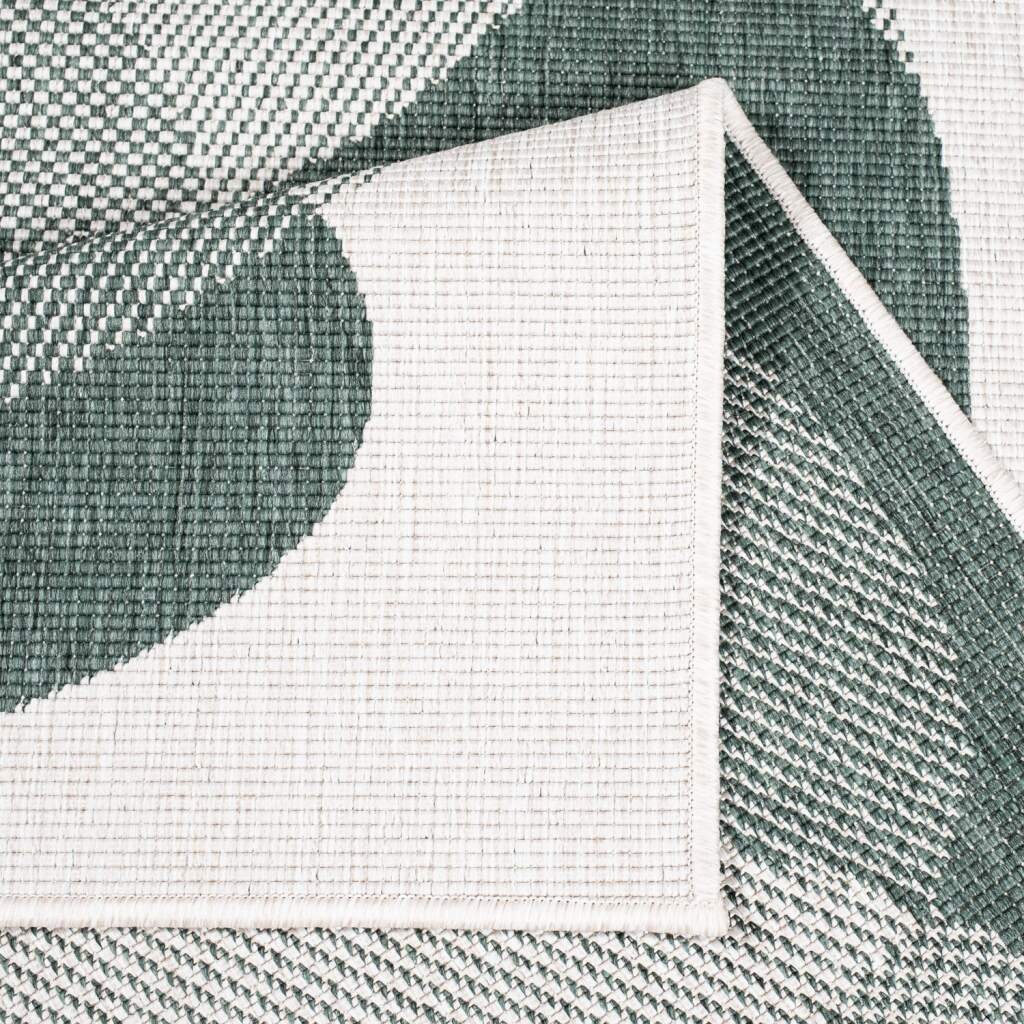 Outdoorteppich CARPET CITY "DUO RUG 5835", grün, B:160cm H:5mm L:230cm, Obermaterial: 100% Polypropylen, Teppiche, Outdoorteppich, Wendeteppich Wetterfest In- & Outdoor, Balkon, Terrasse, Wohnzimmer 3