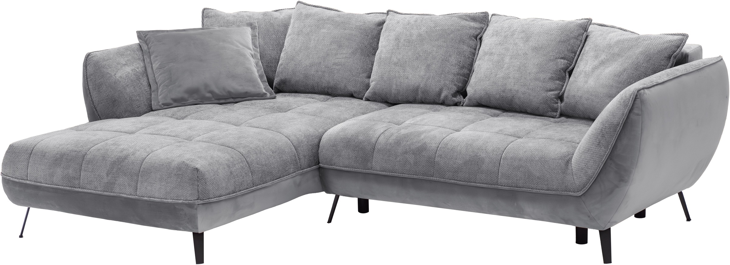 exxpo - sofa fashion Ecksofa »Midway mit einfacher Easy-Lift-Bettfunktion, bequem und modern«, inkl. Bettfunktion und praktischem Bettkasten, L-Form