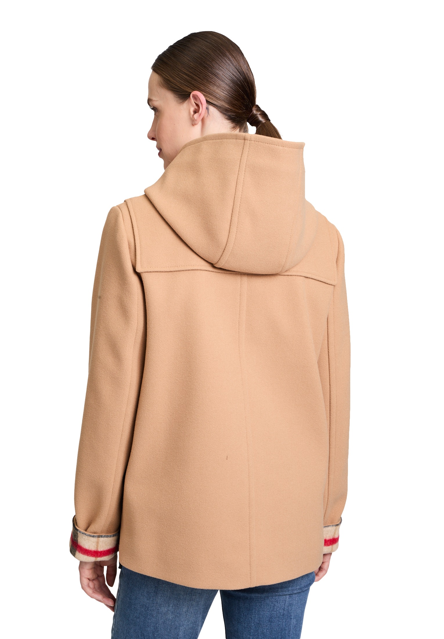 Amber & June Outdoorjacke »Amber & June Duffle-Jacke mit Kapuze«, mit Kapuze