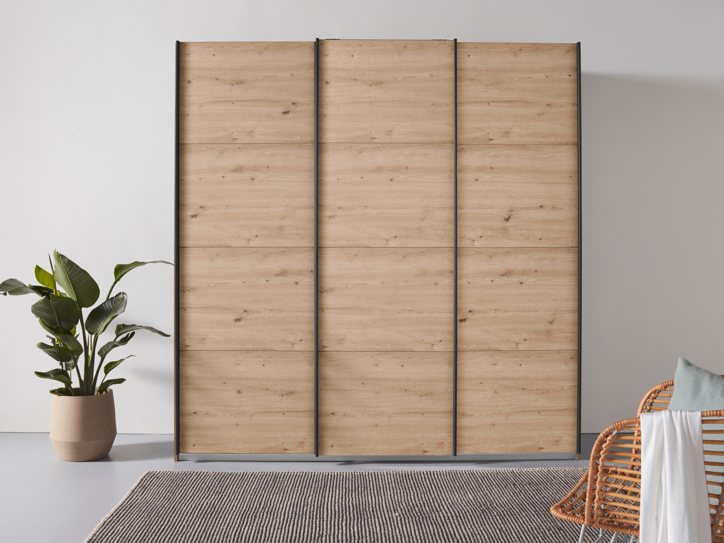 OTTO home Kleiderschrank "Mehrzweckschrank Aktenschrank Möbel Mietswohnung TOPSELLER OTELI" 3 Ausstattungen BASIC/CLASSIC/PREMIUM (inkl. SOFT-CLOSE-FUNKTION), Breiten 203/271/315/360 cm Höhen 210/229 cm MADE IN GERMANY