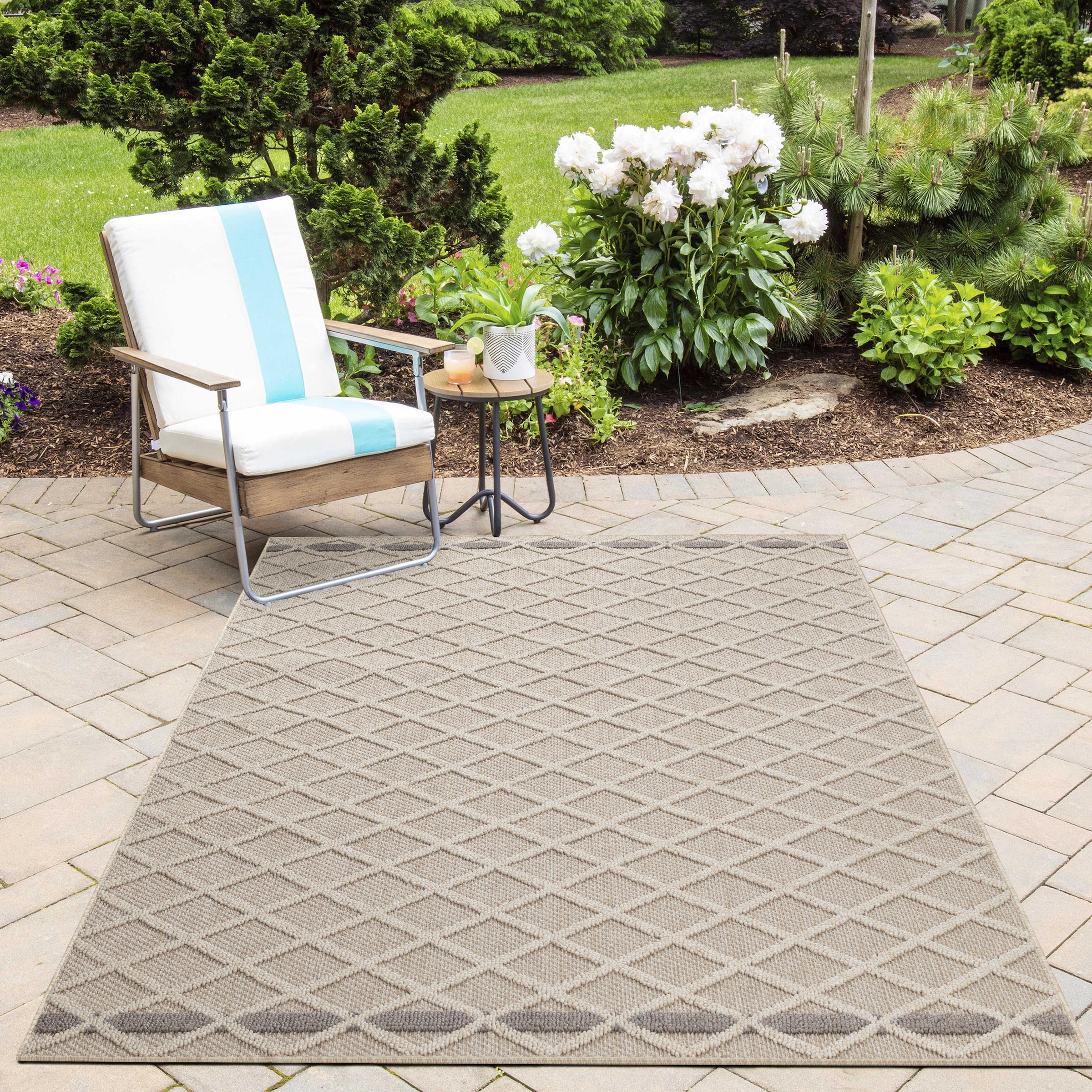 Ayyildiz Teppiche Outdoorteppich "PATARA 4953, auch als Läufer erhältlich" rechteckig 8 mm Höhe Pflegeleicht / Strapazierfähig / In- und Outdoor geeignet