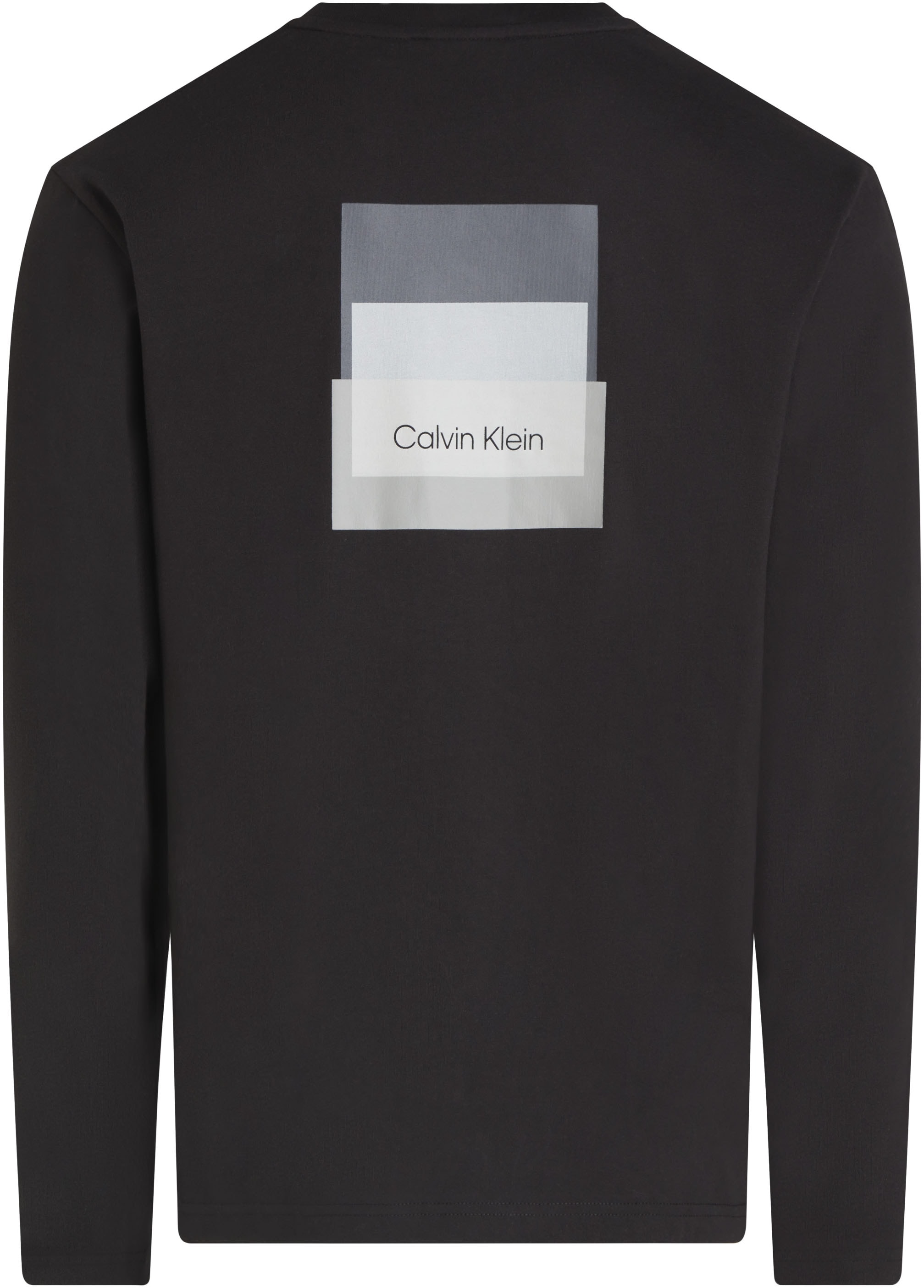 Calvin Klein Big&Tall Rundhalsshirt »BT_STACK COLOR BLOCK LS T-SHIRT«, in Großen Größen mit Logoprint