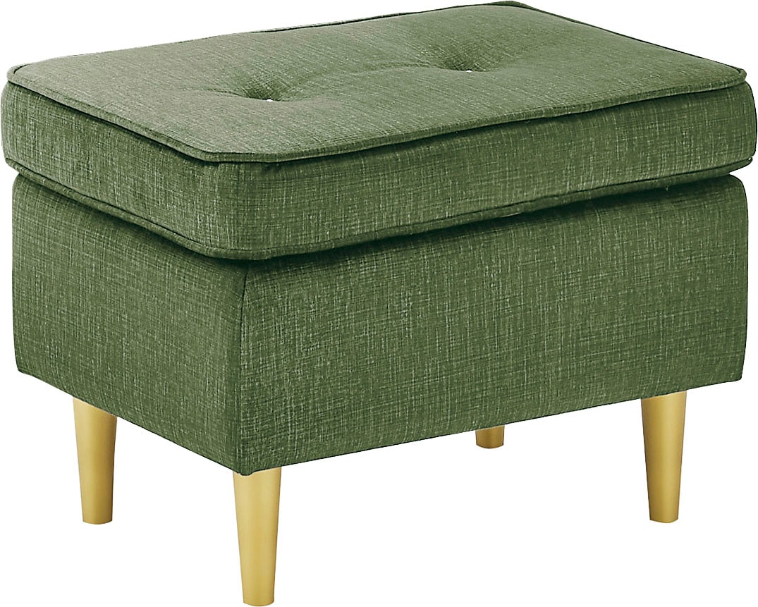 ED EXCITING DESIGN Hocker "Tom", mit Strasssteinen & goldenen Füßen günstig online kaufen