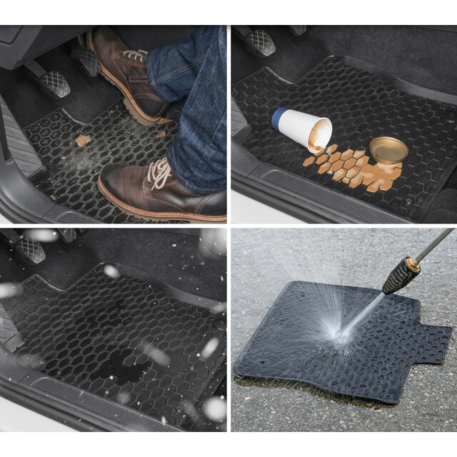 Black Friday WALSER Passform-Fußmatten, (4 St.), für VW Touran (5T1) 05/2015 -Heute, VW Tiguan (AD1) 01/2016-Heute | BAUR
