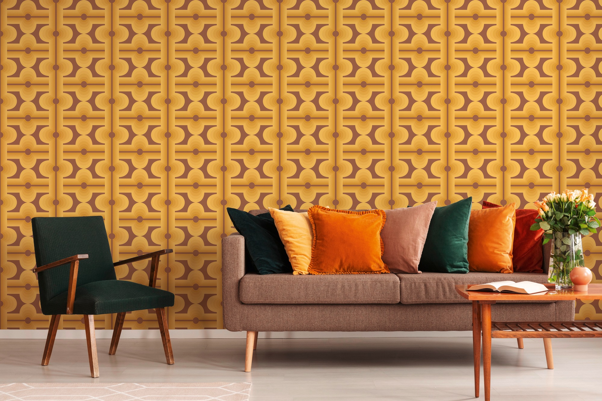 A.S. Création Vliestapete »Retro Chic 3D-Tapete Mustertapete Vintage 3D«, matt, Vliestapete Kacheln für Schlafzimmer Küche Wohnzimmer 3D Design modern