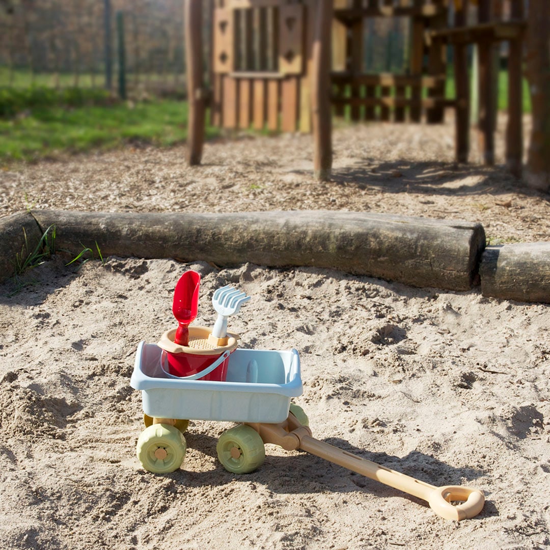 Klein Bollerwagen »Little Foot, Spiel-Bollerwagen mit Eimerset, aus Recyclingkunststoff«, Made in Germany