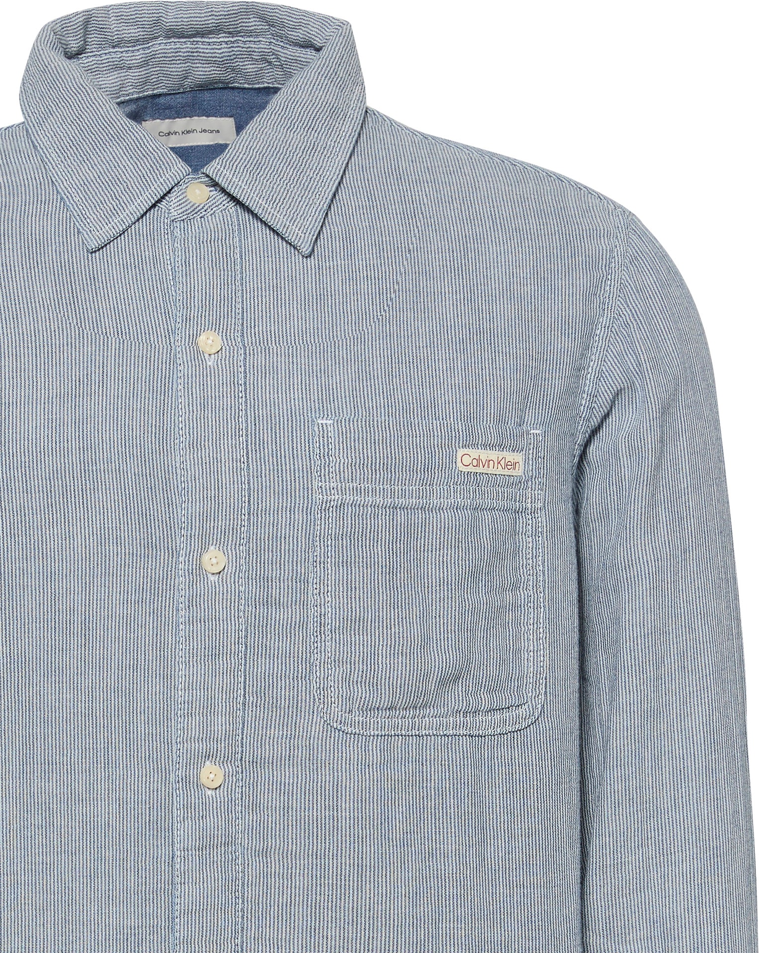 Calvin Klein Jeans Langarmhemd »CASUAL CLASSIC«, Mit Rundhalsausschnitt