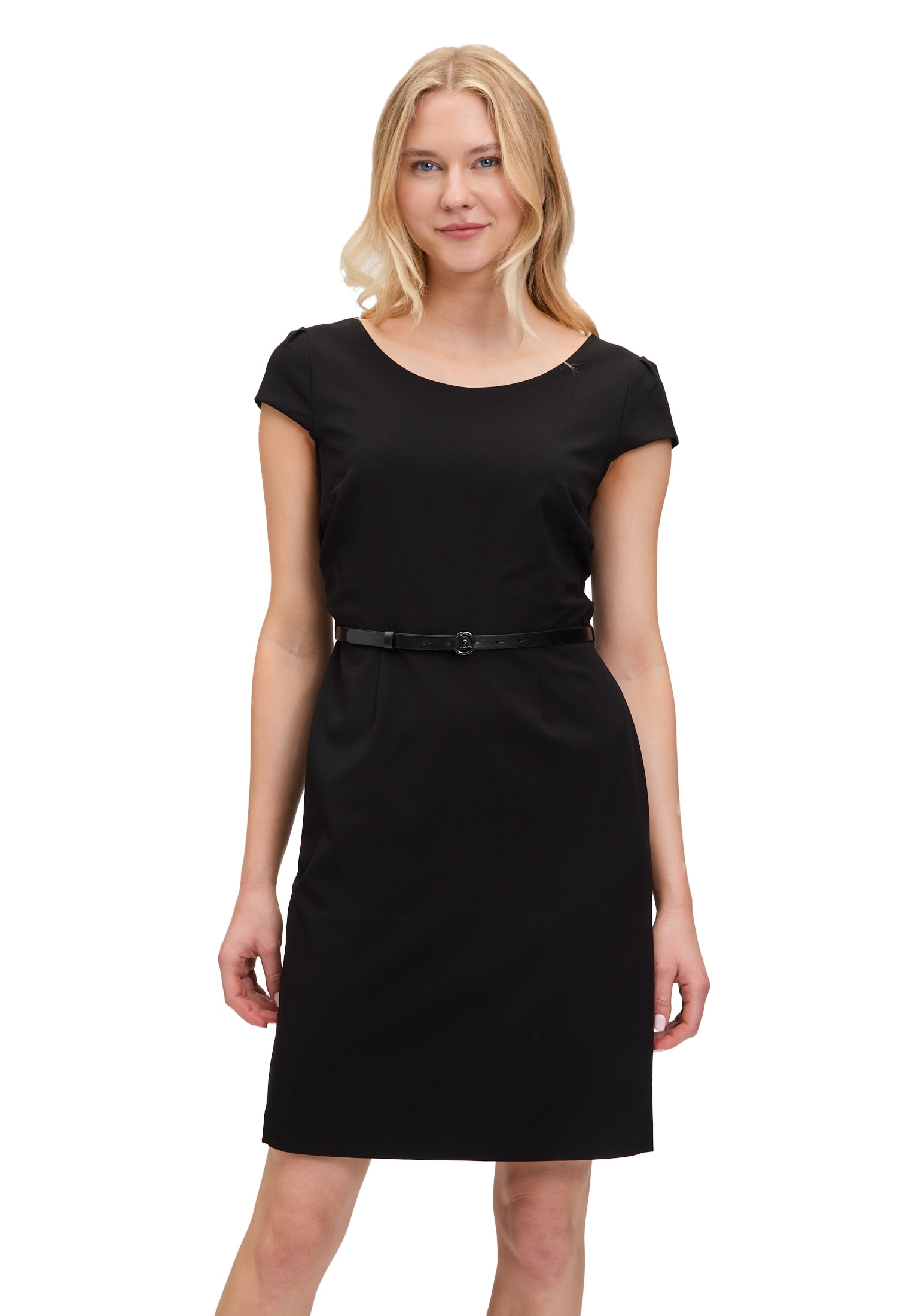 Betty&Co Etuikleid "Betty & Co Damen Etuikleid mit Gürtel", Gürtel günstig online kaufen