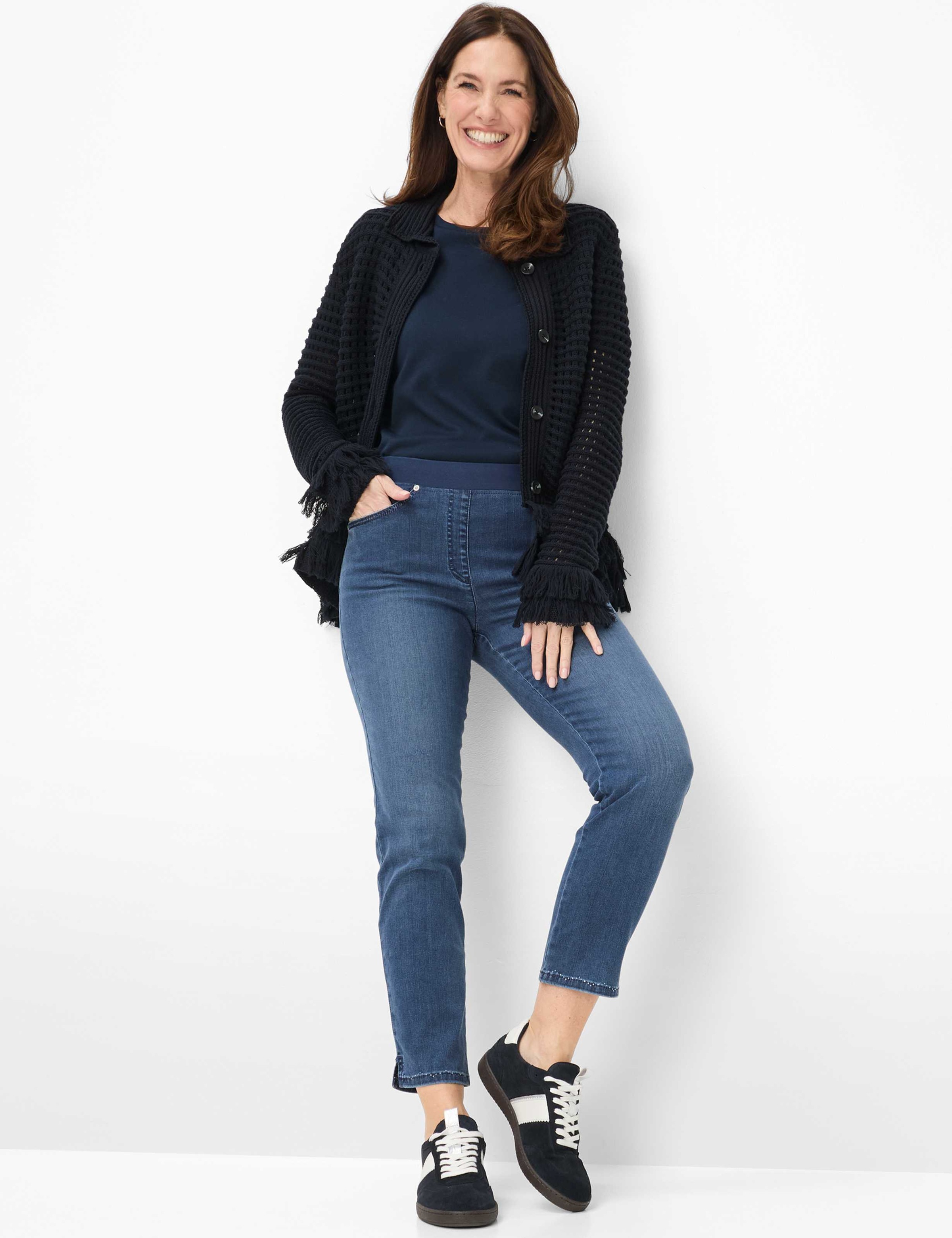 BRAX Pamina Women's Pull-On Jeans Blue 44 2
