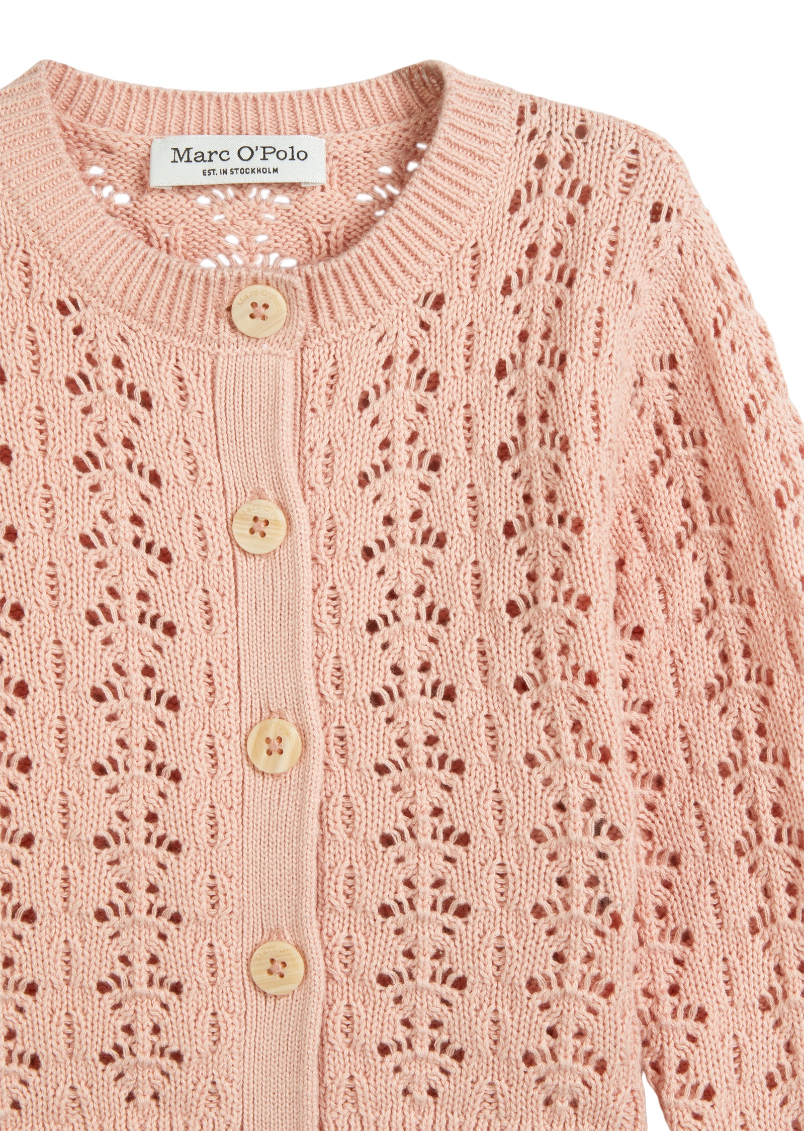 Marc O'Polo Cardigan »in Häkel-Optik«