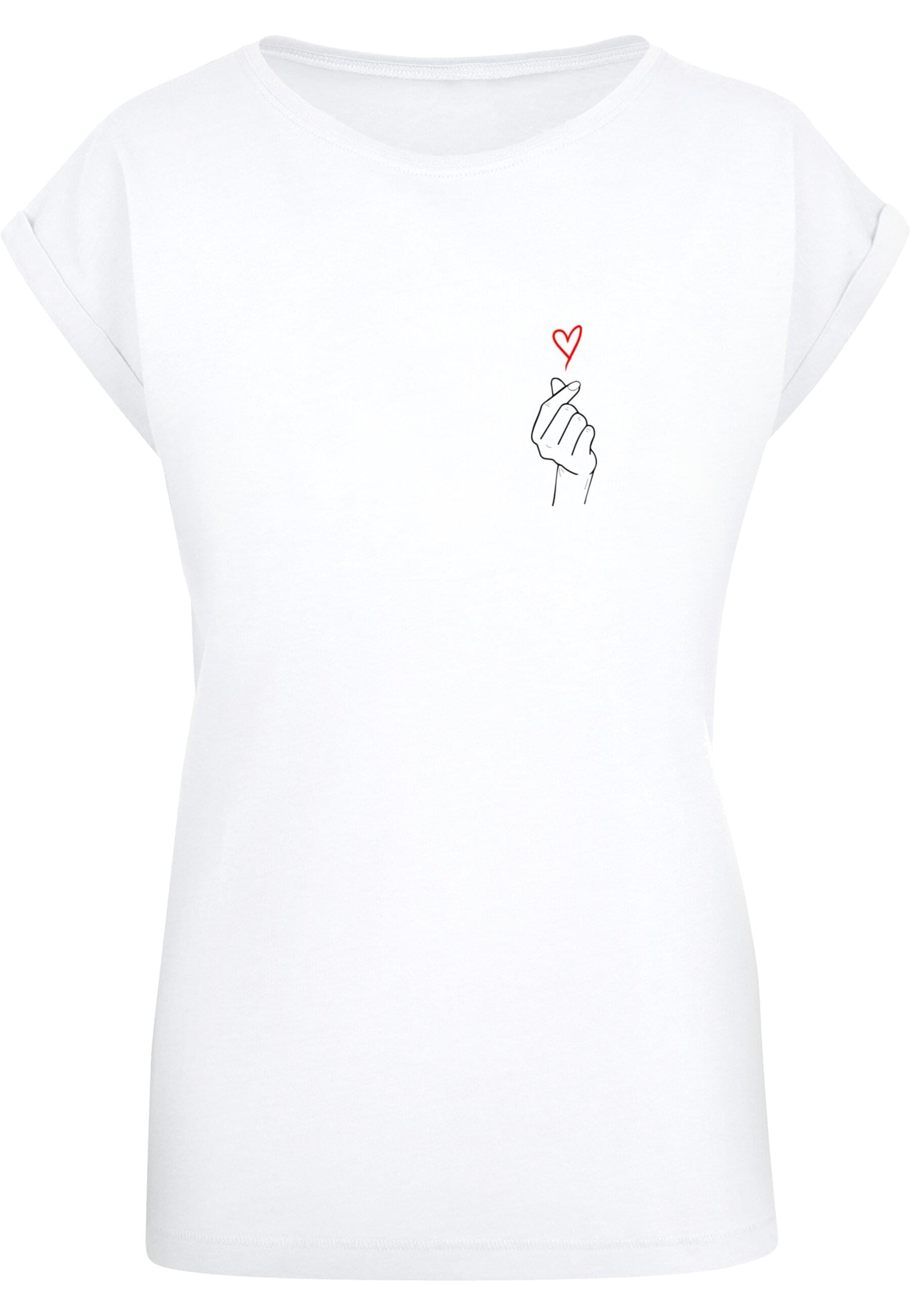 T-Shirt »Merchcode Damen Ladies K Heart Extended Shoulder Tee«