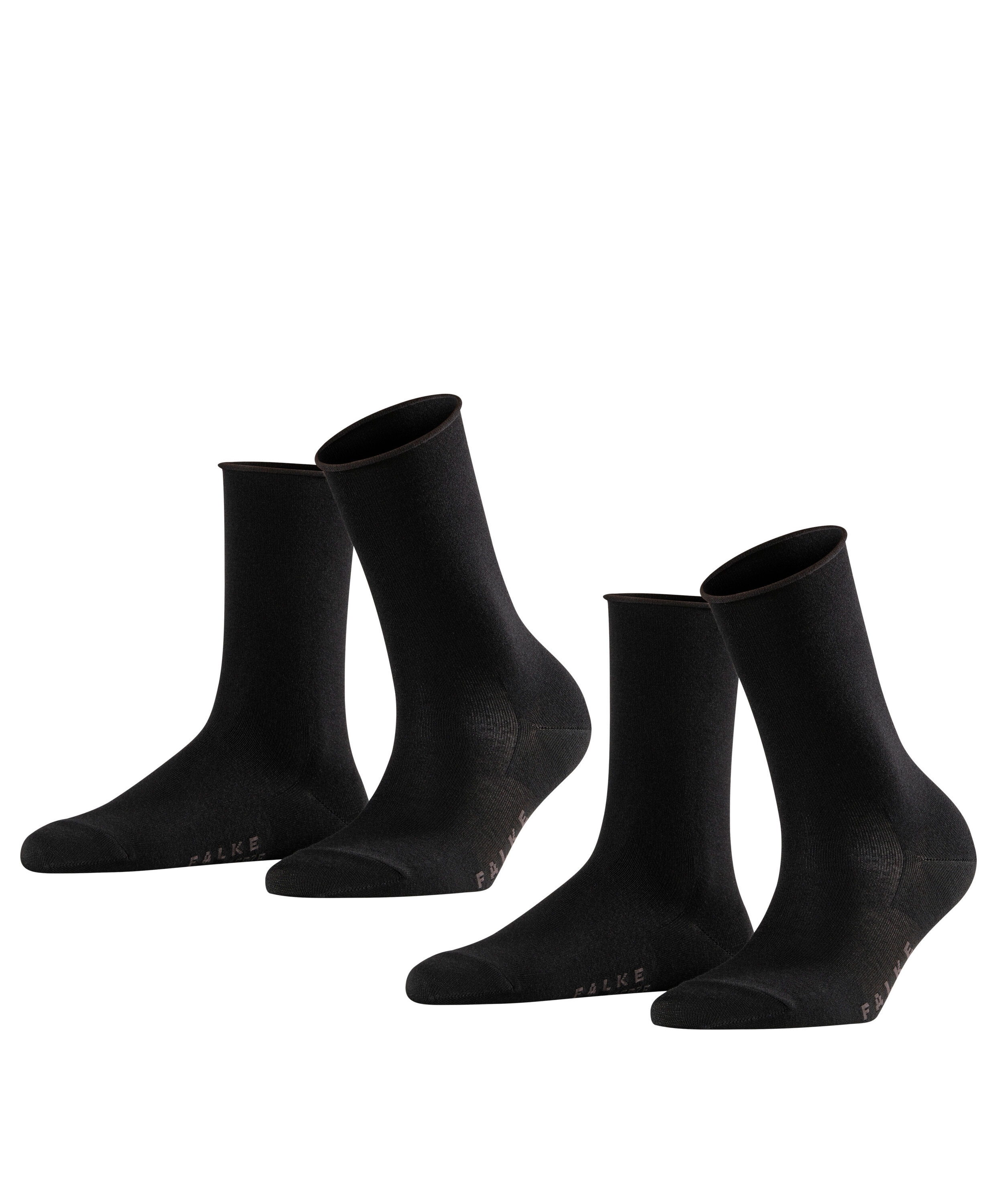 FALKE Socken "Active Breeze" 2 Paar, im Doppelpack, aus Lyocell, mit Rollbündchen, für Damen