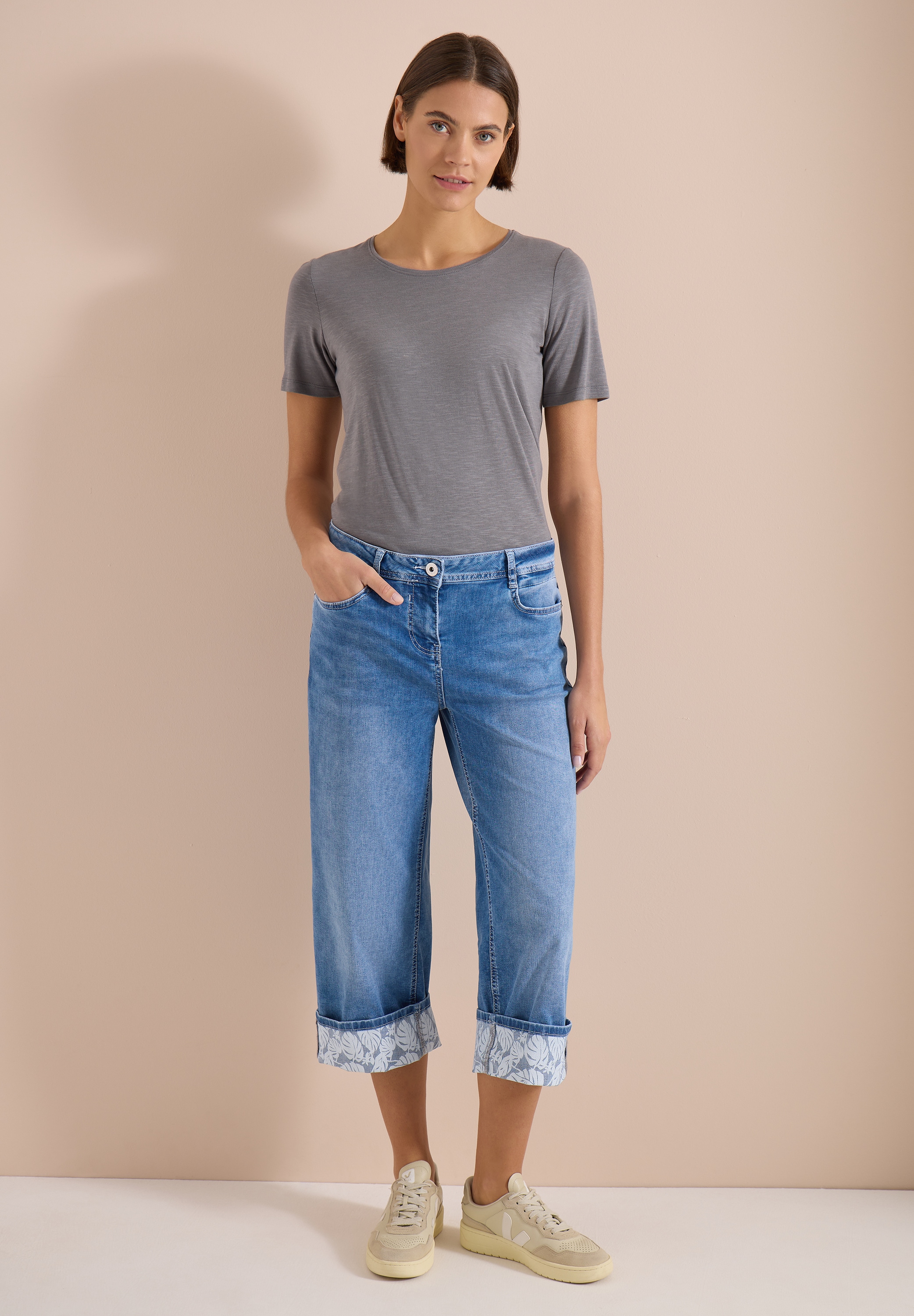 Cecil Loose-fit-Jeans aus Baumwolle mit Stretchanteil