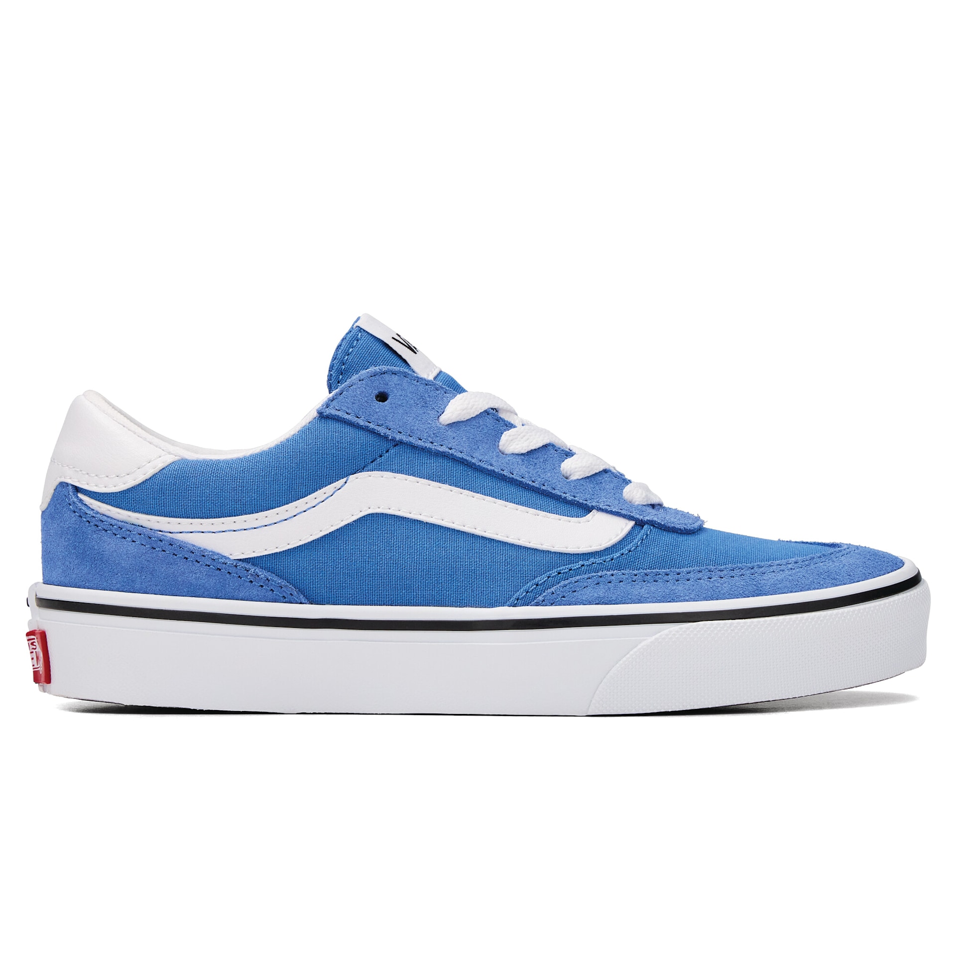 Sneaker VANS "Brooklyn LS", Kinder, Gr. 38, vintage cobalt, Leder, Schuhe Sneaker