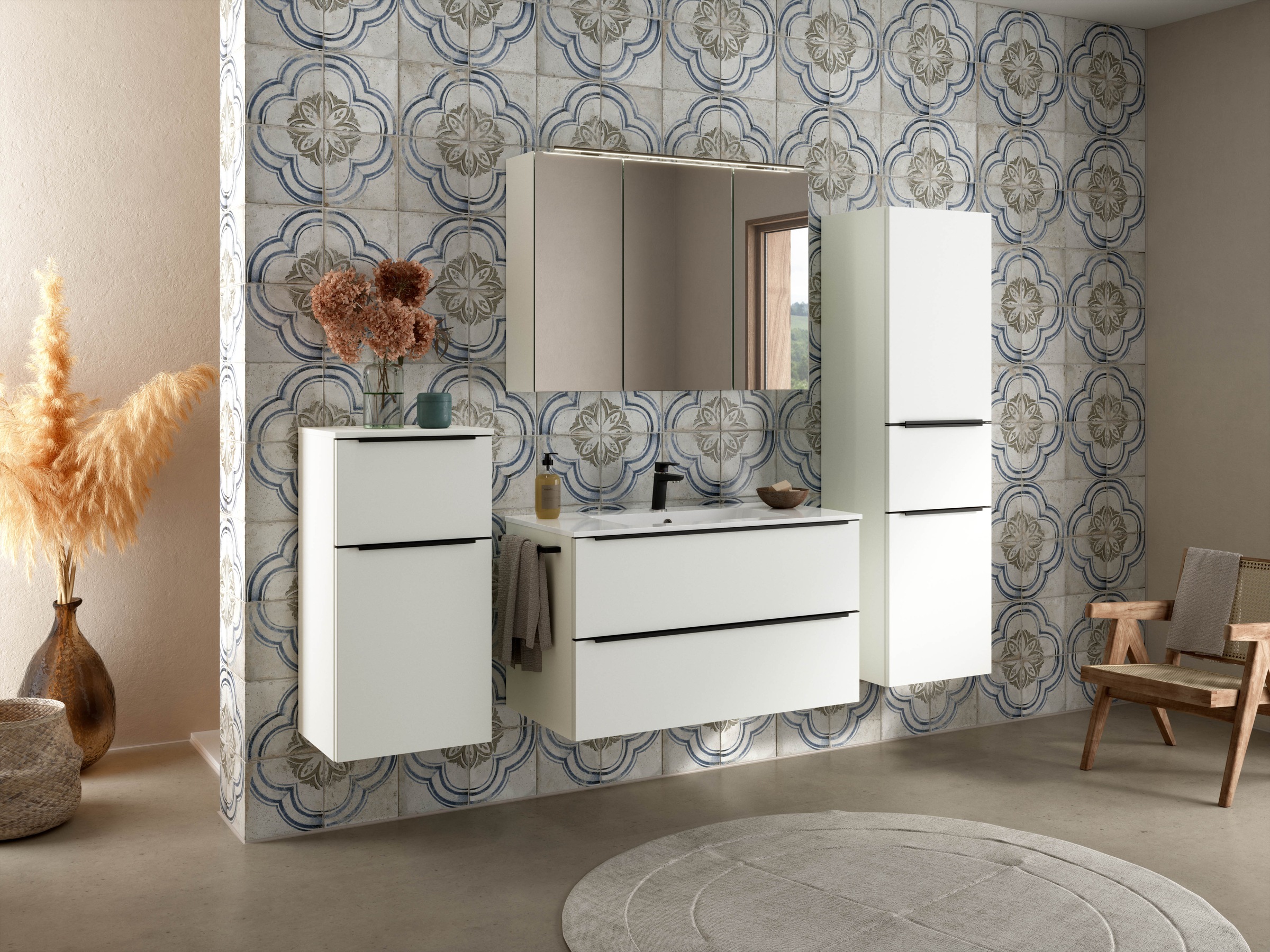 nobilia Badmöbel-Set "Levere" vormontiert, mit Soft-Close, 2 Stk. tlg. günstig online kaufen