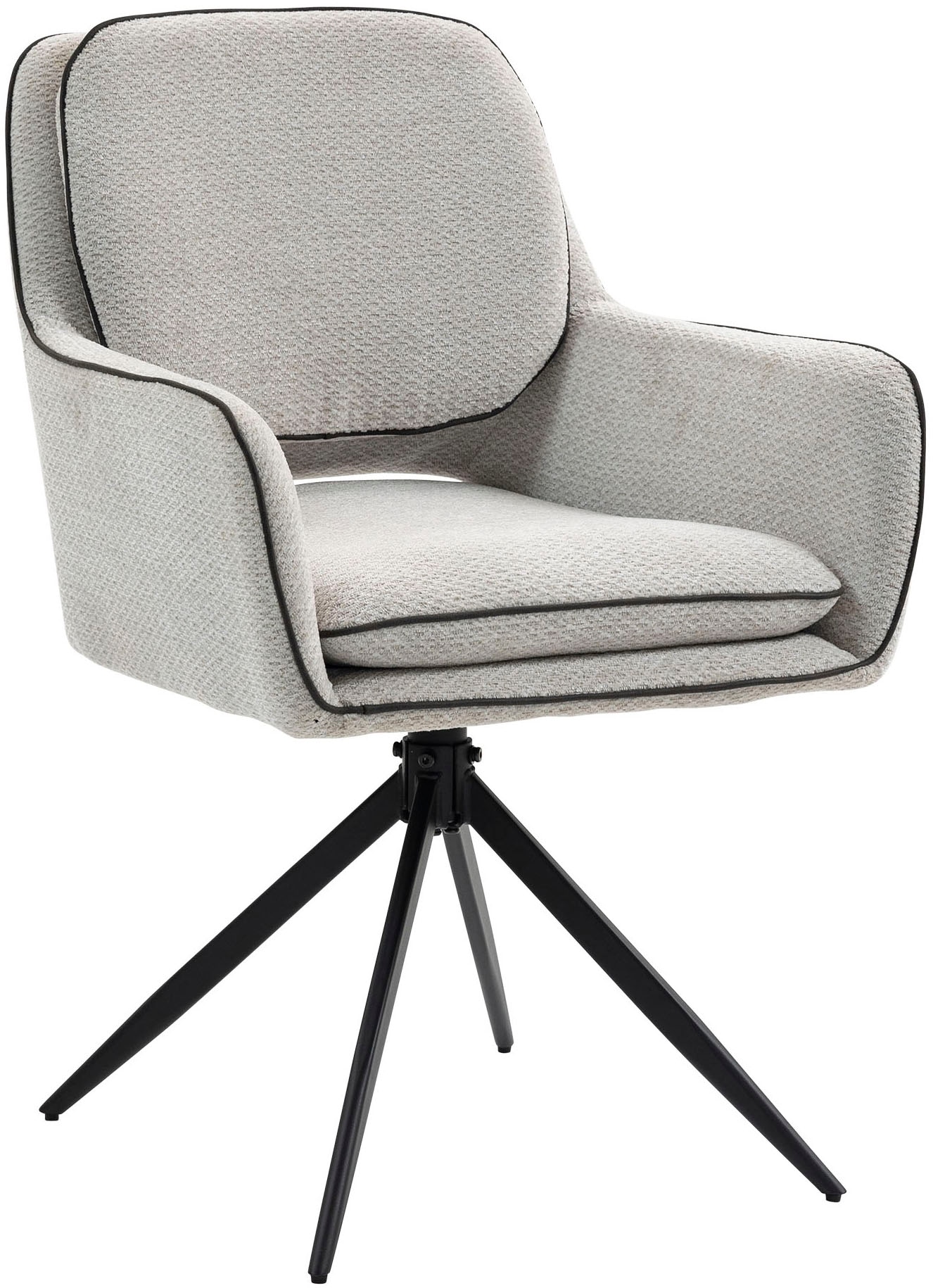 Duo Collection Esszimmerstuhl "Esra" (Set) 2 Stk. Webstoff drehbar, extra P günstig online kaufen