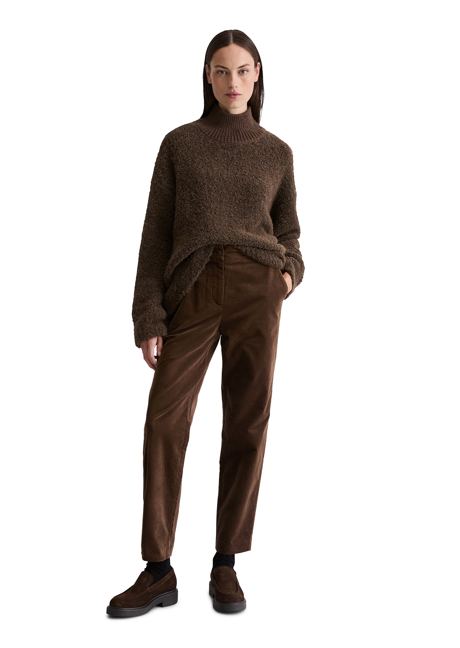 Marc O'Polo Stehkragenpullover »aus Schurwolle-Alpakawolle-Mix«