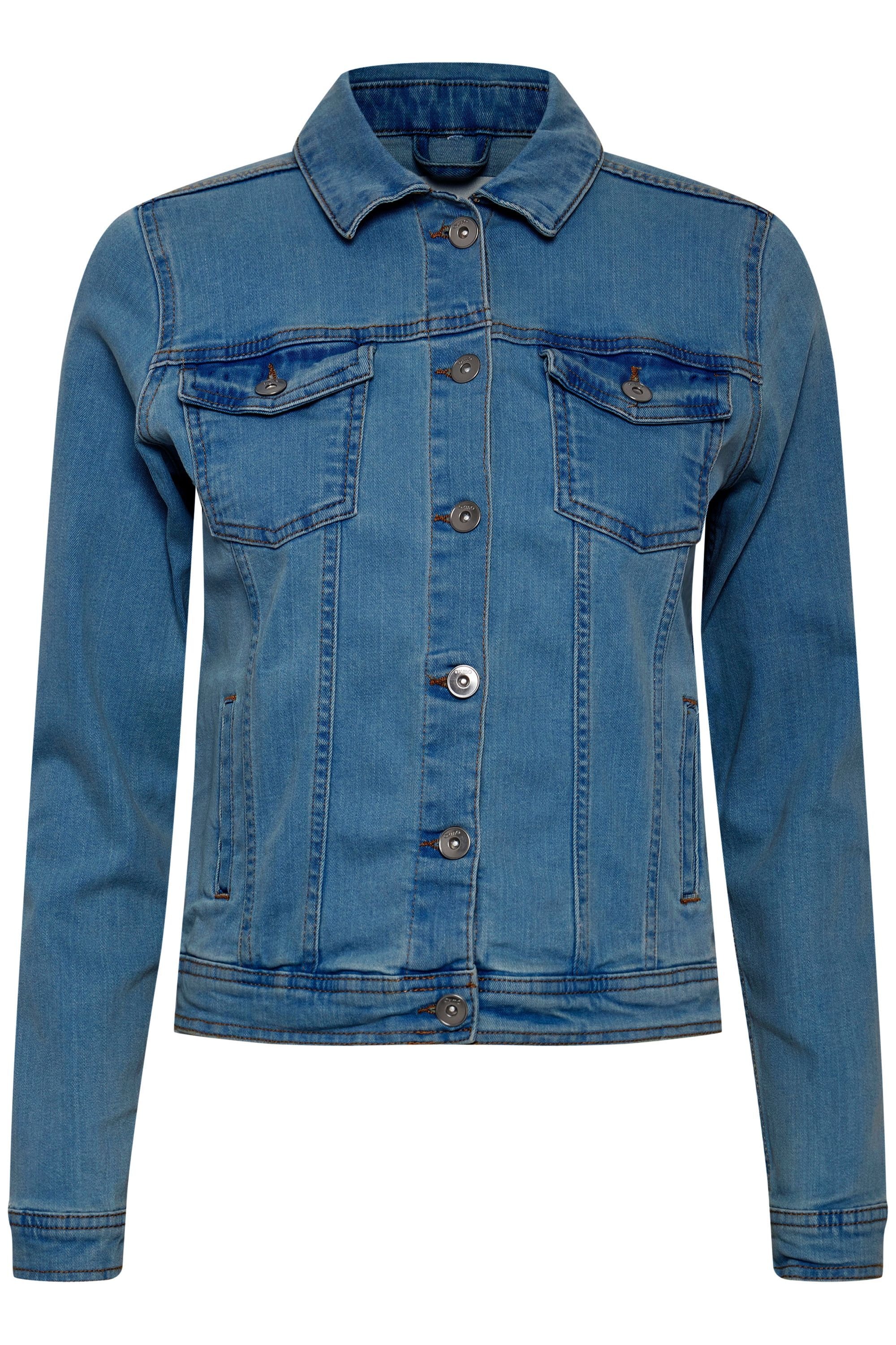 OXMO Jeansjacke "Jeansjacke OXFria", ohne Kapuze