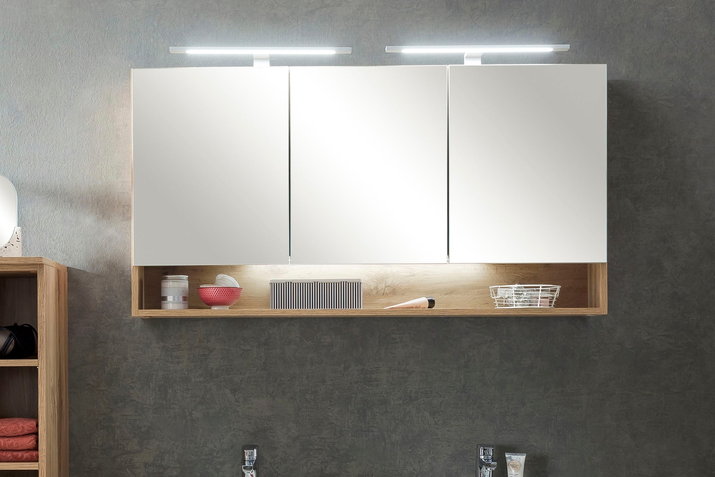 welltime Spiegelschrank »Stubach«, Breite 120 cm