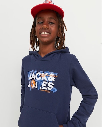 Jack & Jones Junior Kapuzensweatshirt »JCODUST HOOD SWEAT | JNR« BAUR SN bestellen