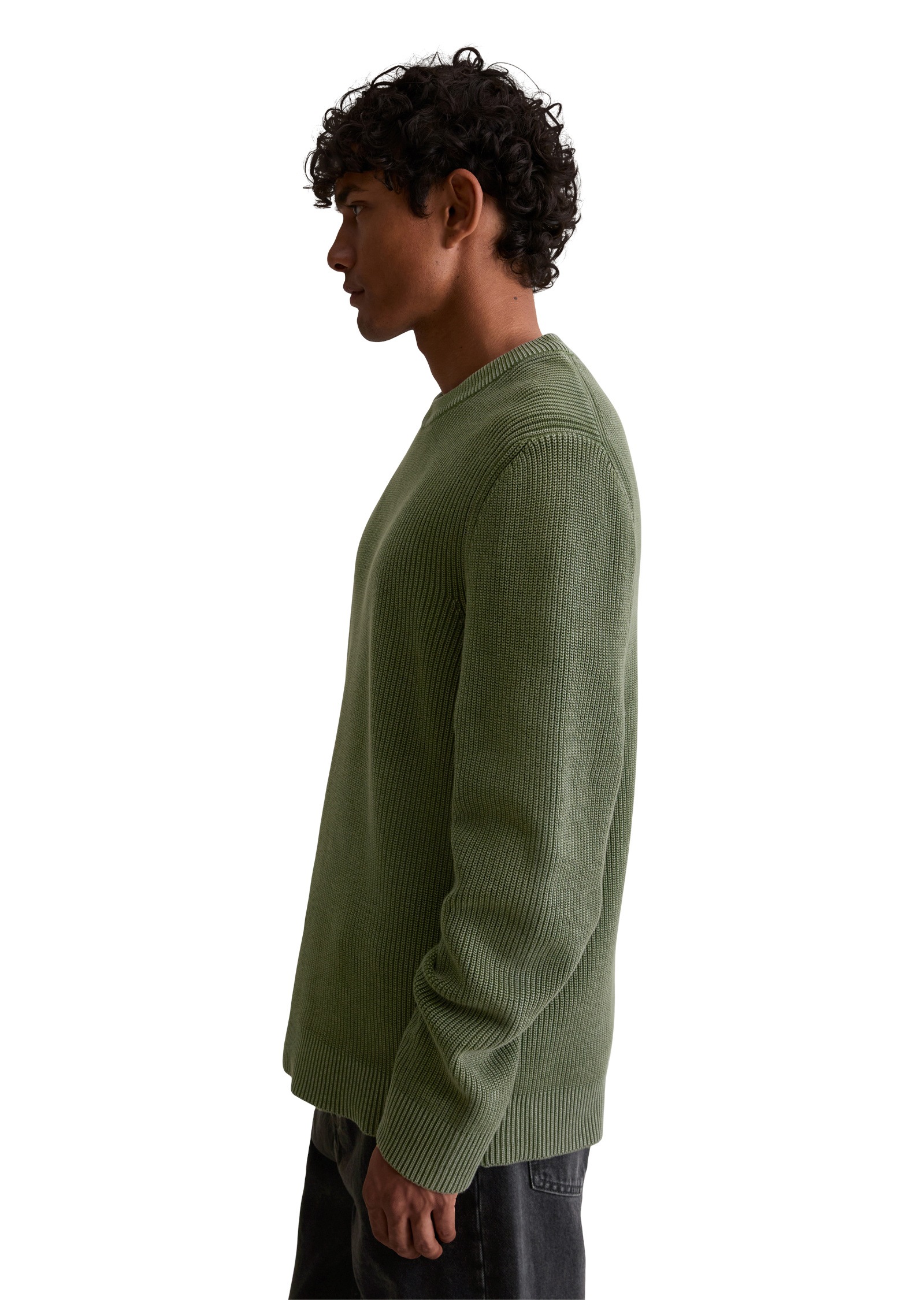 Marc OPolo DENIM Rundhalspullover "mit speziellem Farbeffekt" günstig online kaufen