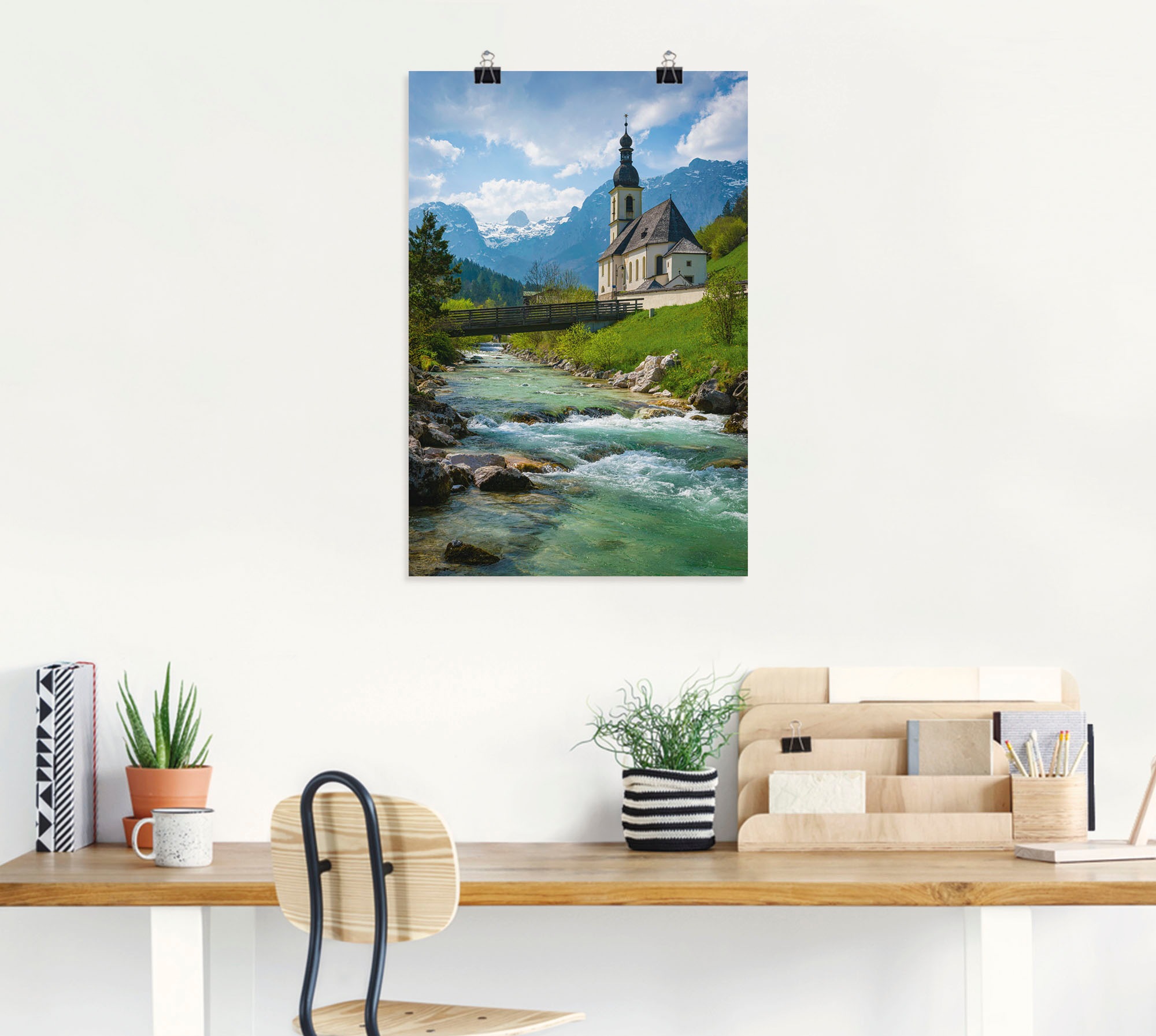 Artland Wandbild "Frühling in Ramsau", Seebilder, (1 St.), als Alubild, Lei günstig online kaufen