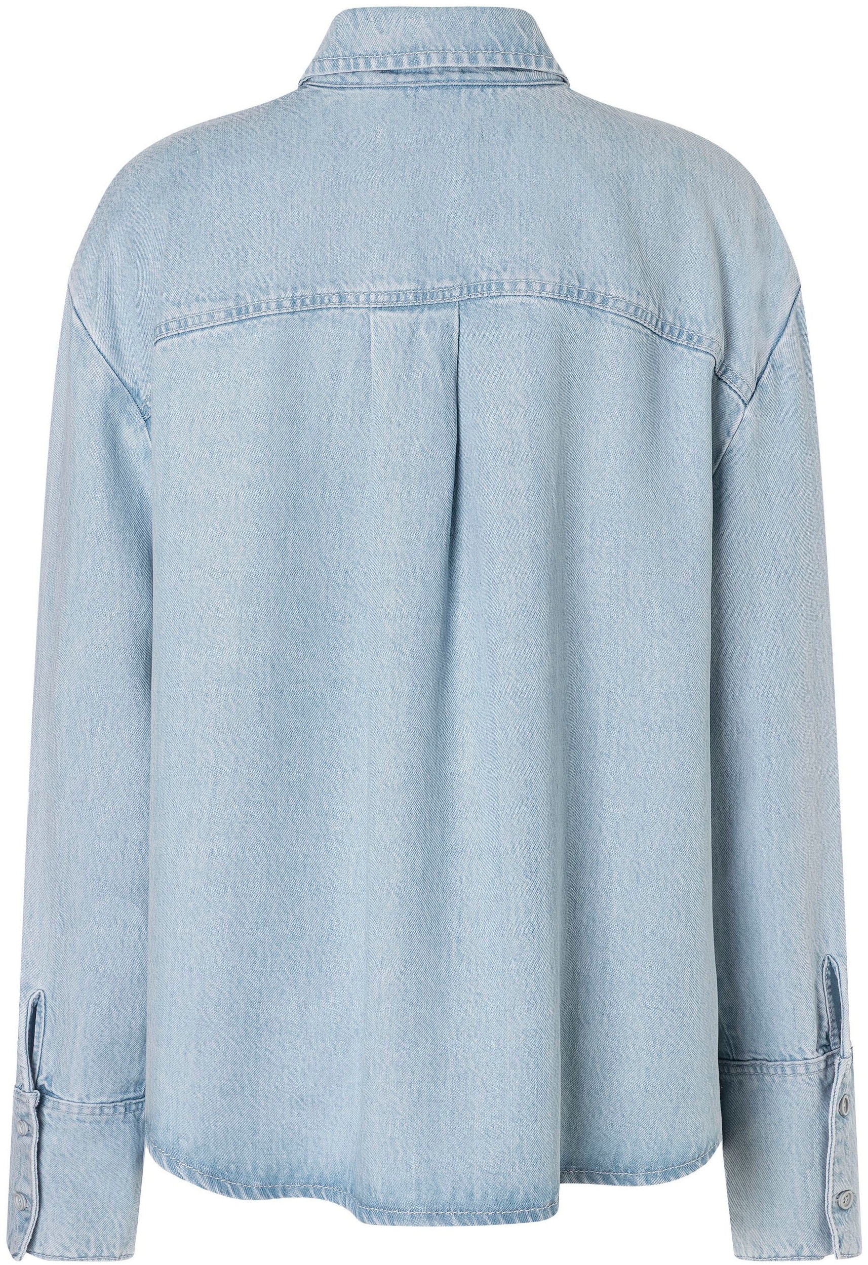 MAC Jeansbluse "OVER SHIRT" mit breiter Manschette günstig online kaufen