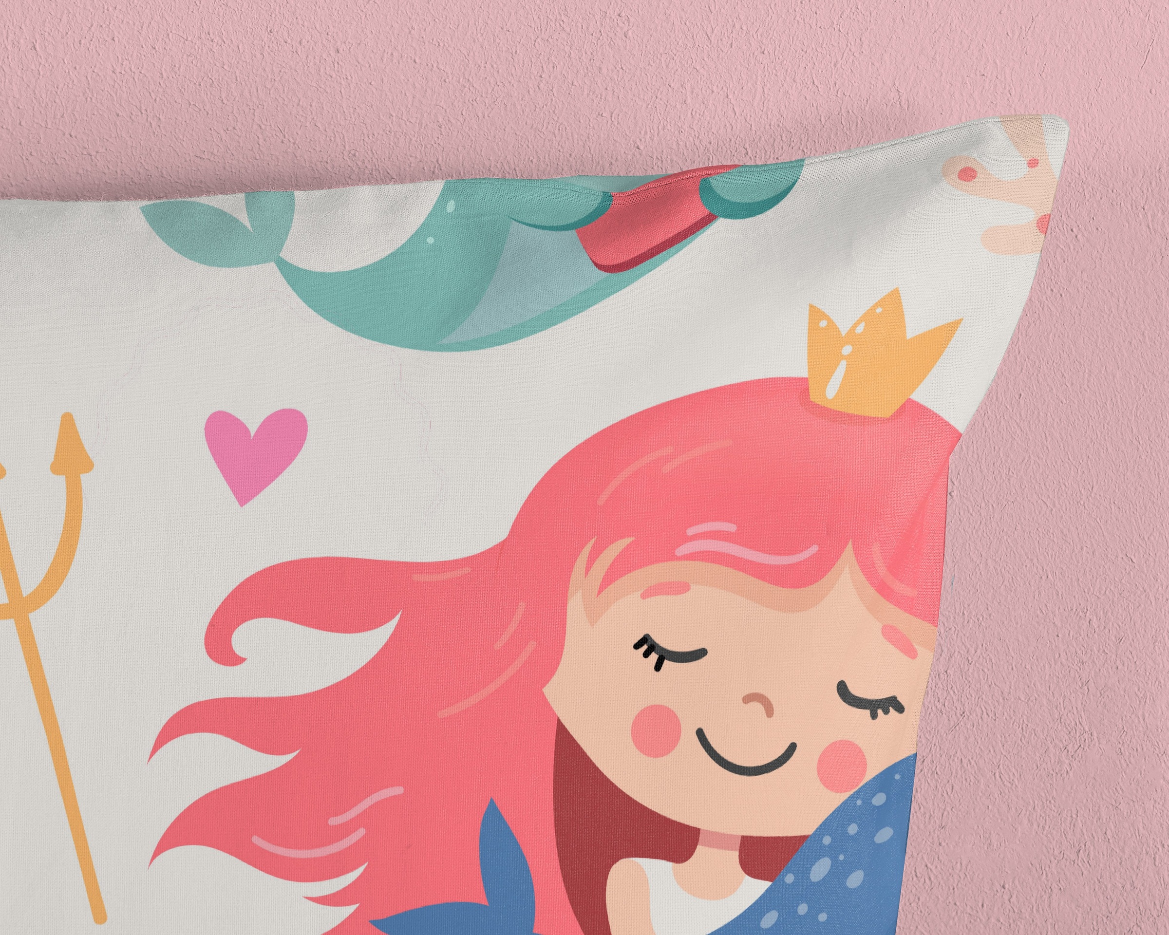 good morning Kinderbettwäsche »Silvie« 2 Baumwolle, Renforcé, Wendeoptik, Kind, Baby, Meerjungfrau